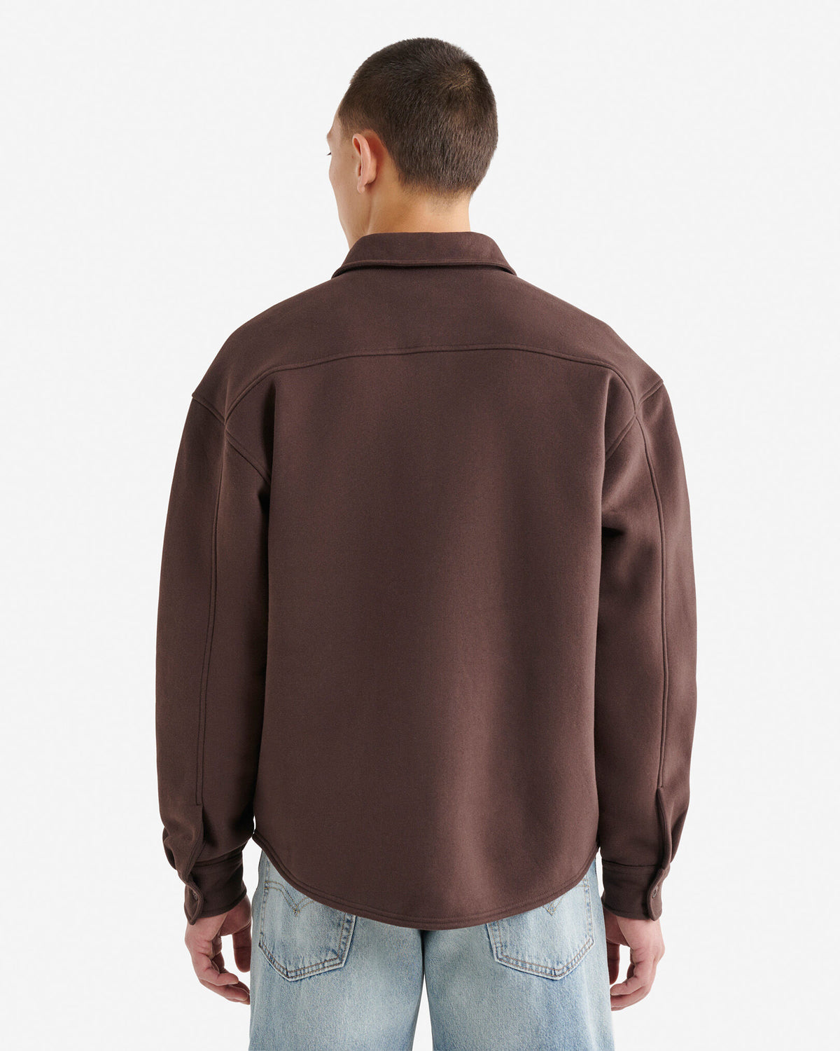 Cloud Fleece Shirt / BLACK COFFEE