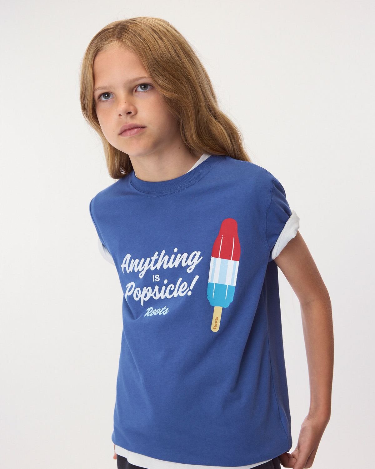 Kids Pops & Scoops T-Shirt / MONSOON BLUE