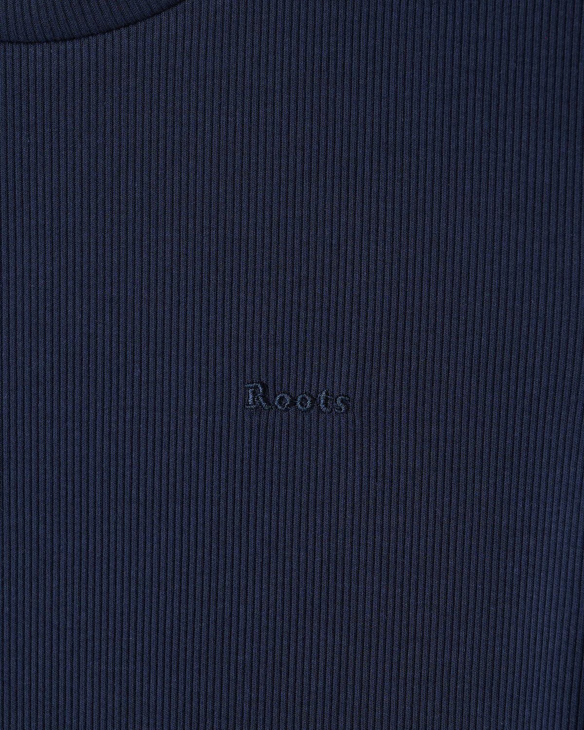 Roam Rib Fitted Short Sleeve Top / NAVY BLAZER
