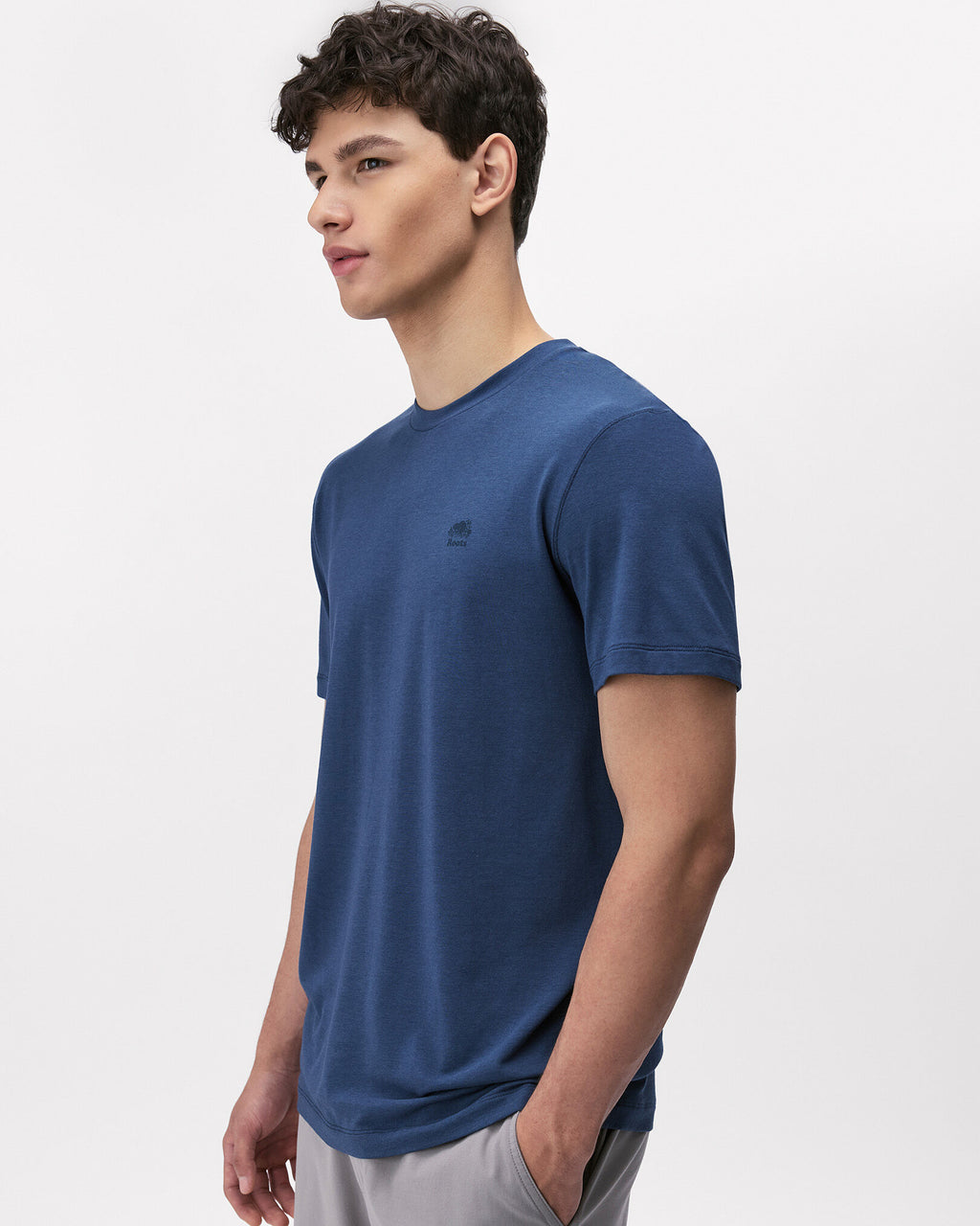 Roam Short Sleeve Top / DARK DENIM