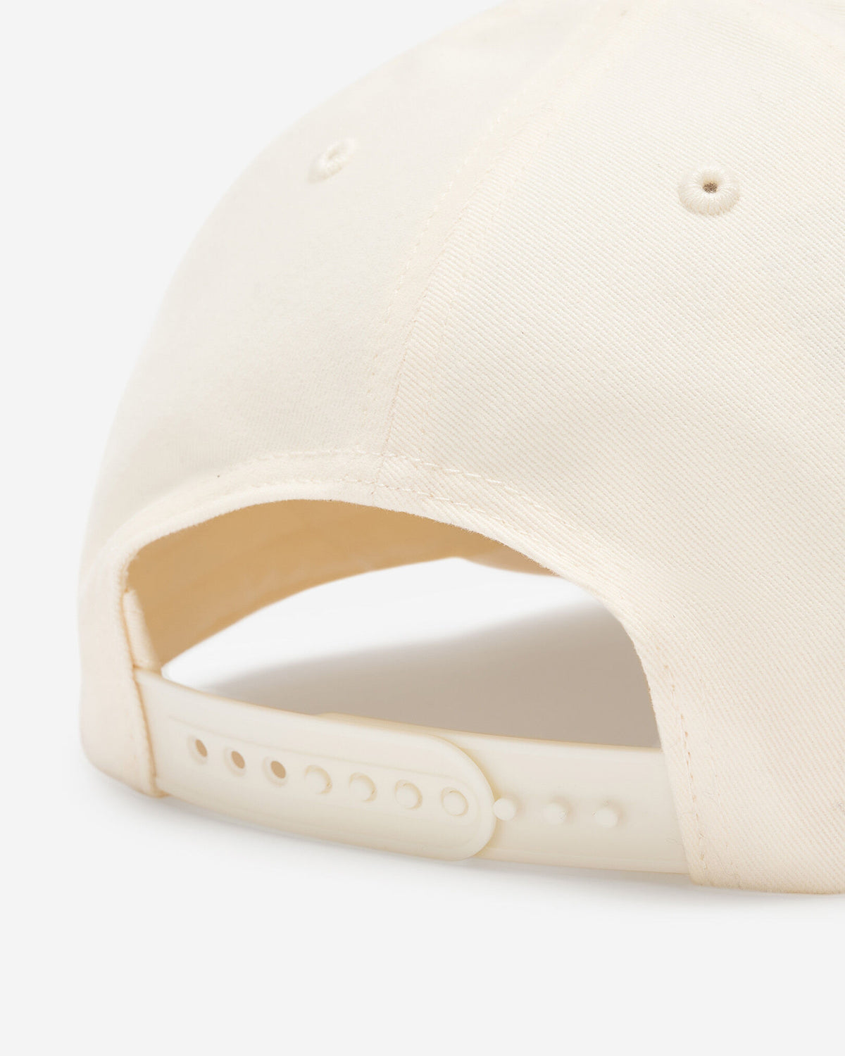 Plaid Baseball Cap / EGRET