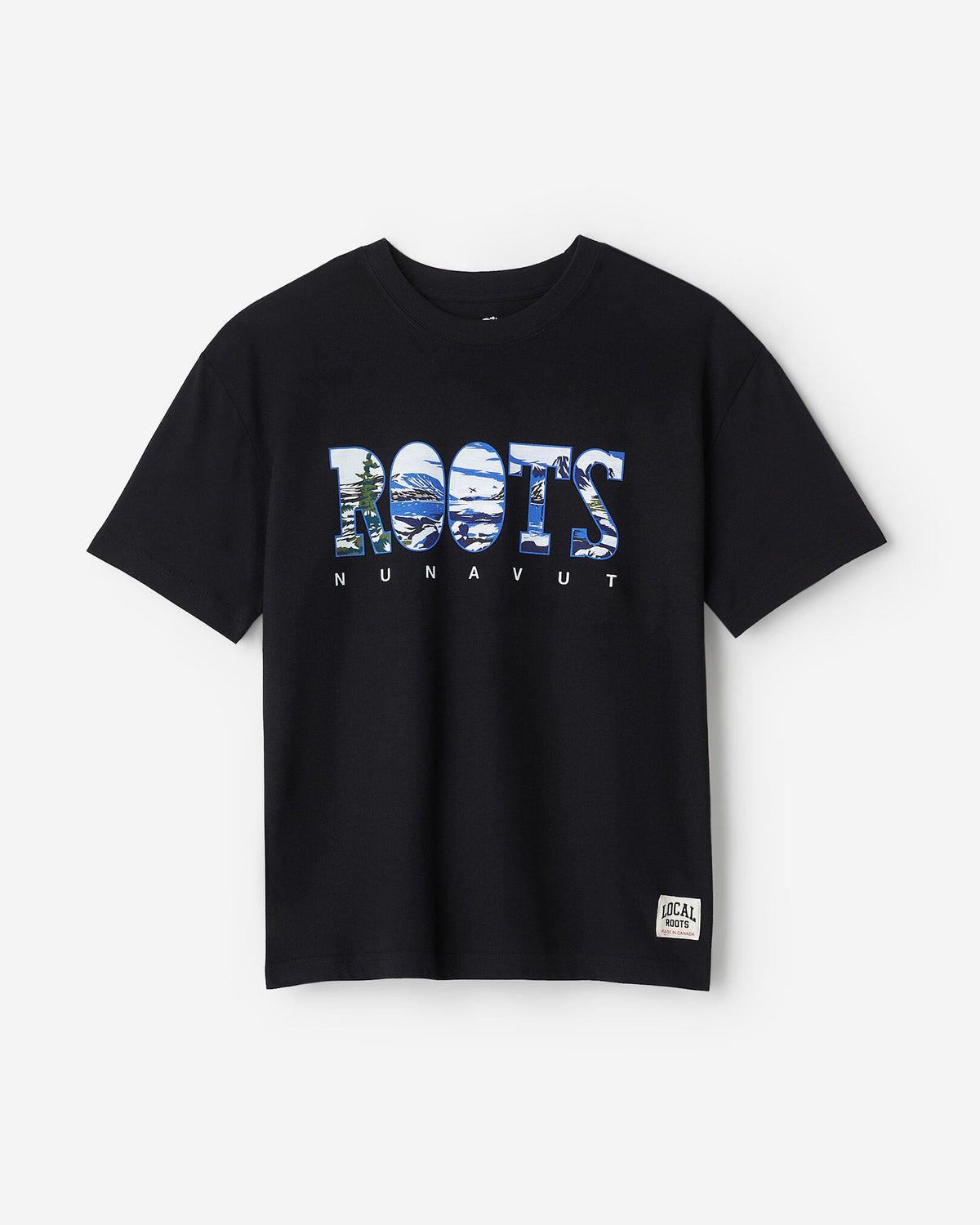 Greetings From North T-Shirt / BLACK
