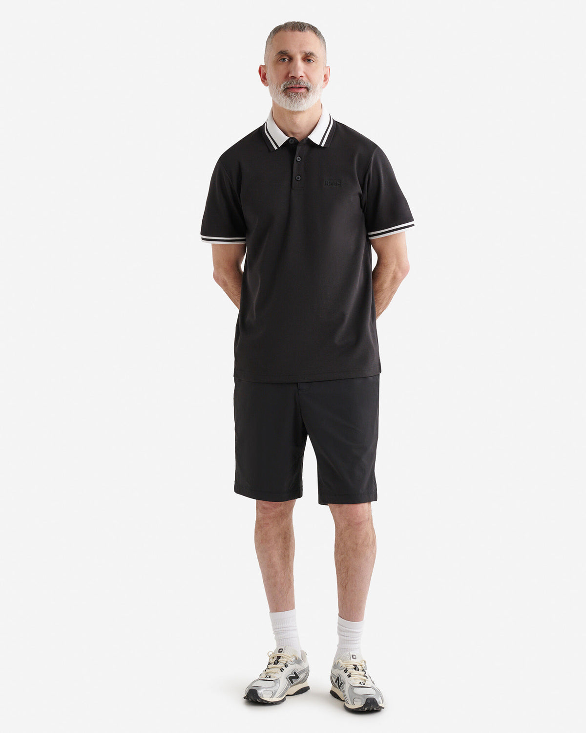 Summer League Active Pique Polo / BLACK