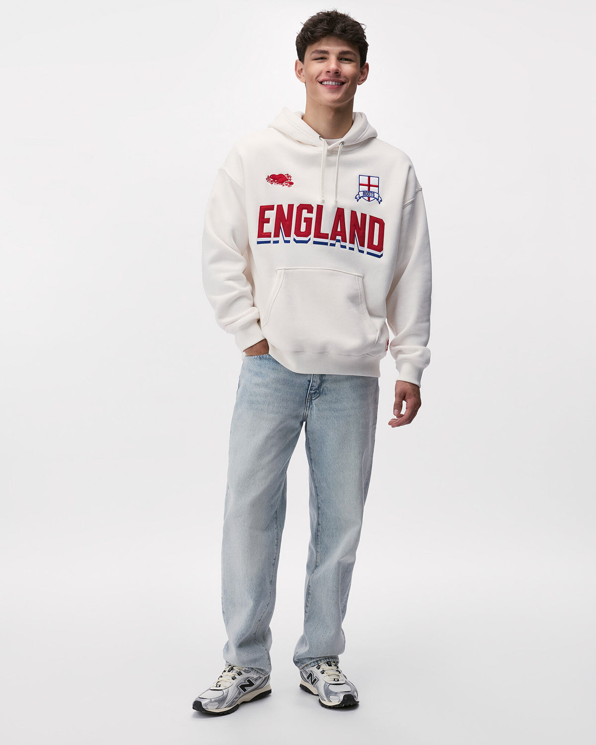 Worldwide England Hoodie / EGRET