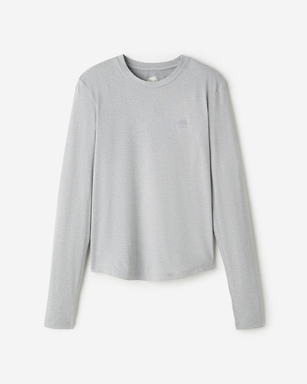 Renew Knit Classic Long Sleeve Top / HEATHER GREY