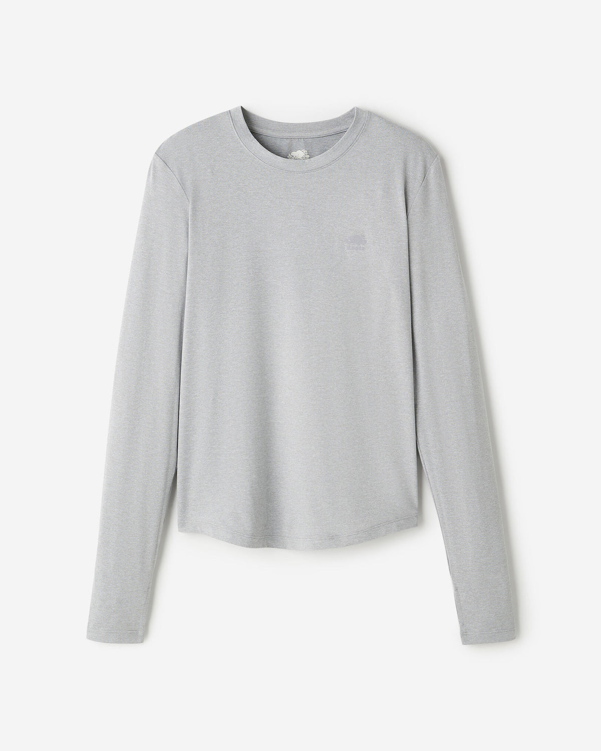 Renew Knit Classic Long Sleeve Top / HEATHER GREY