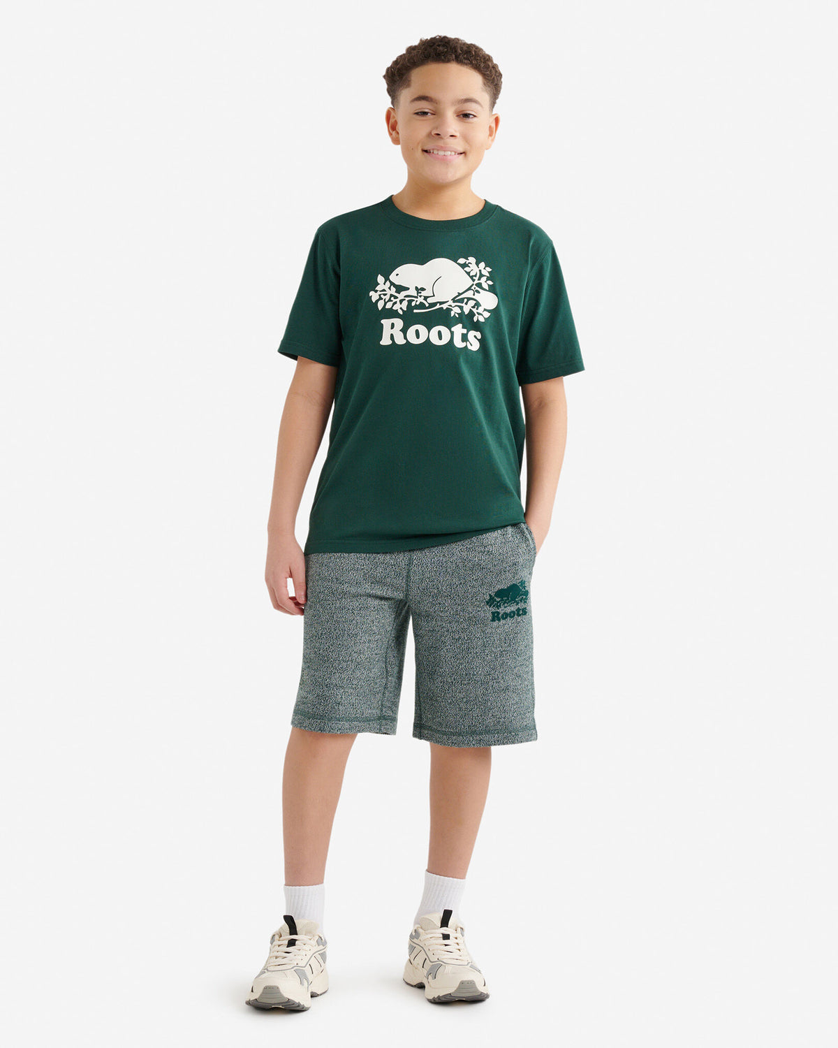 Kids Organic Original Cooper Beaver T-Shirt / VARSITY GREEN