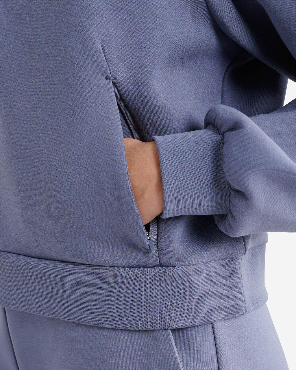 Roam Quarter Zip Hoodie / TIDAL BLUE