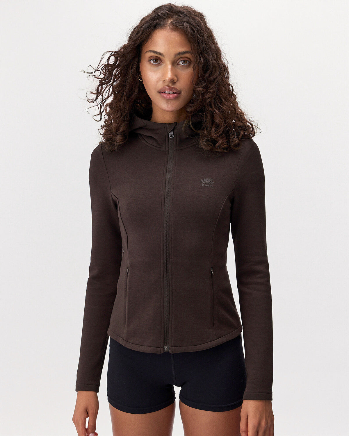 Roam Hooded Full Zip / BLACK COFFEE