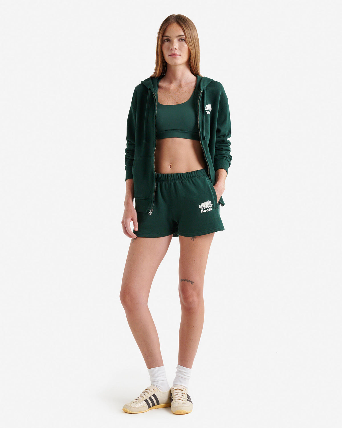 Organic Original Terry Sweatshort 3 Inch / VARSITY GREEN