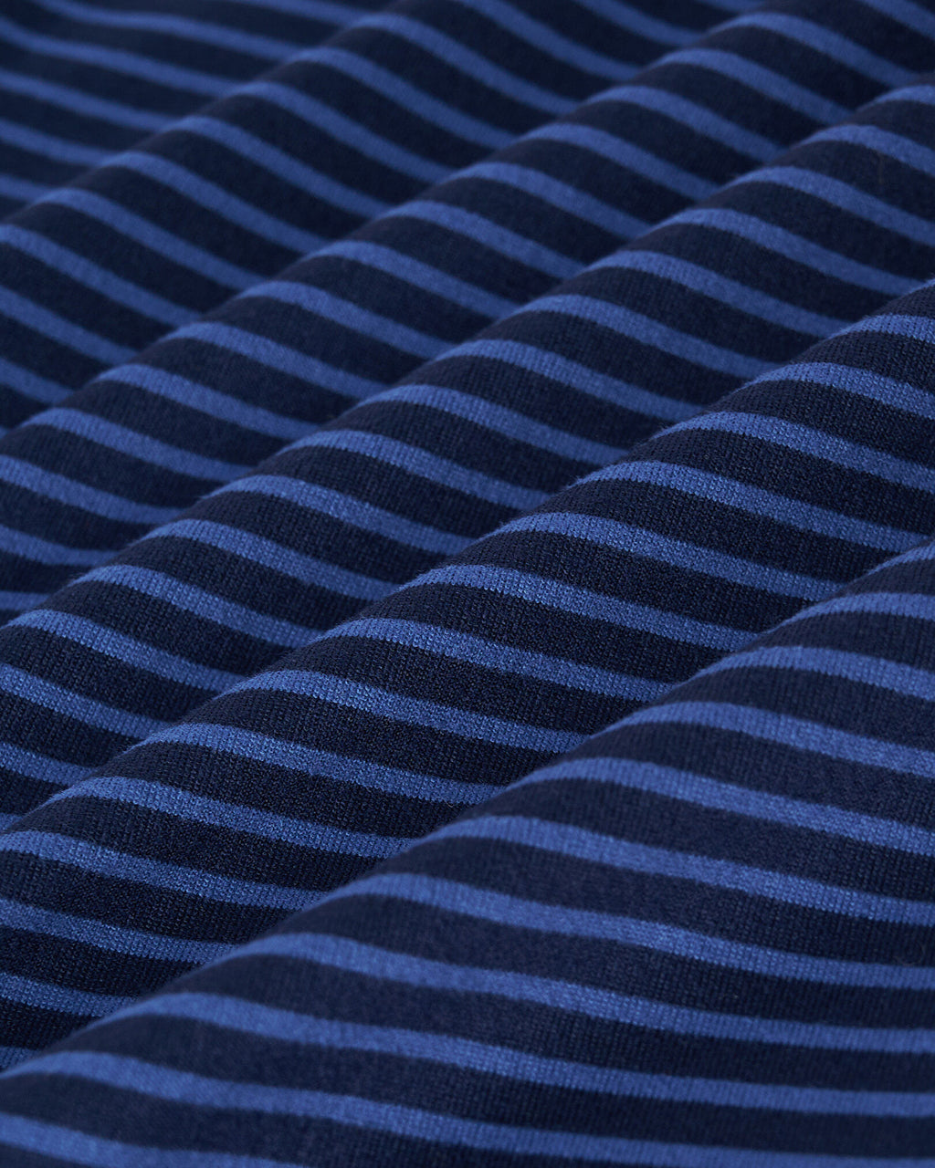 Renew Knit Striped Polo / MONSOON BLUE STRIPE