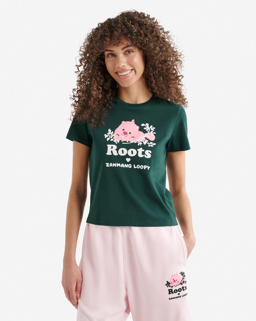 X Zanmang Loopy T-Shirt / VARSITY GREEN