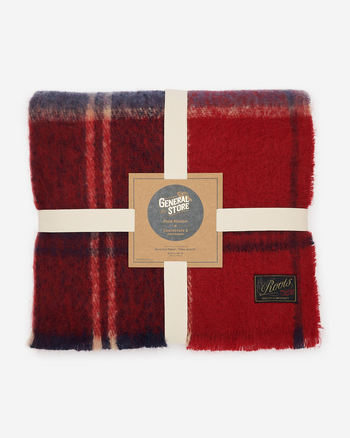 Plaid Throw / CABIN RED SMOKE LAKE