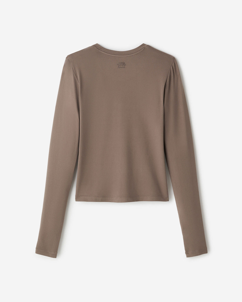 Renew Knit Long Sleeve Top / FALCON BROWN