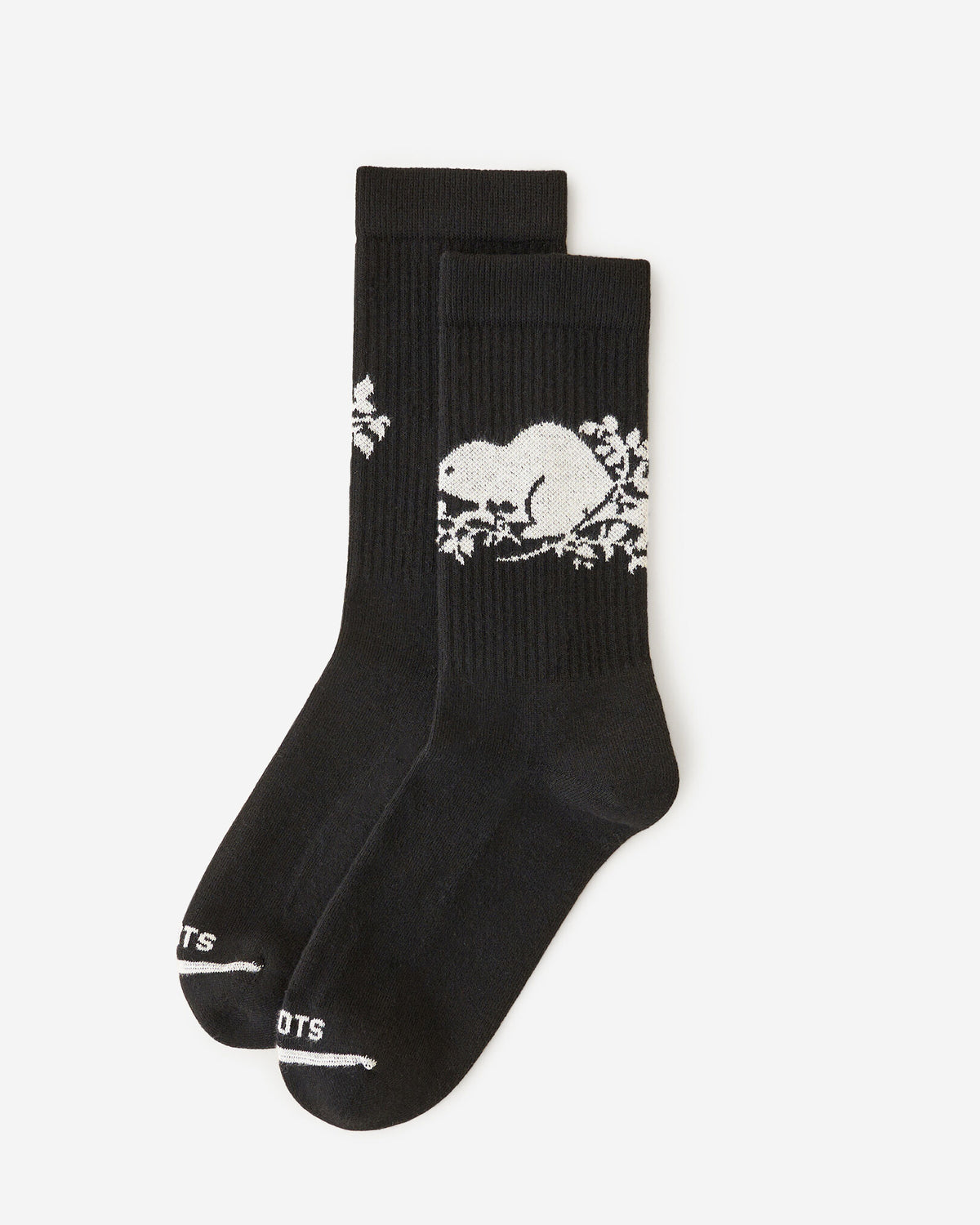 Adult Cooper Beaver Sock / BLACK