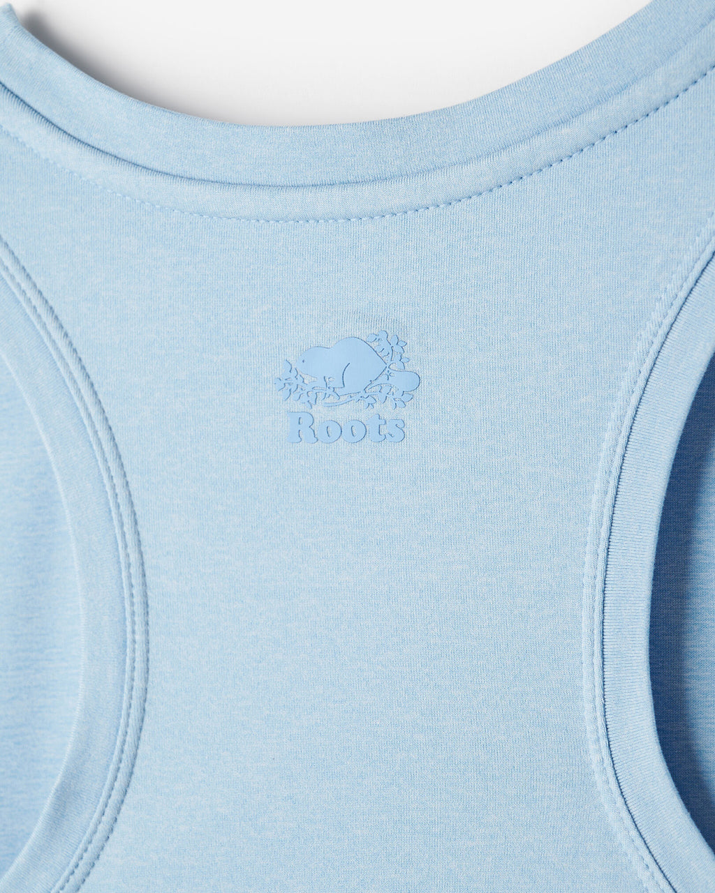 Renew Knit Racer Tank / LIGHT SKY BLUE MIX