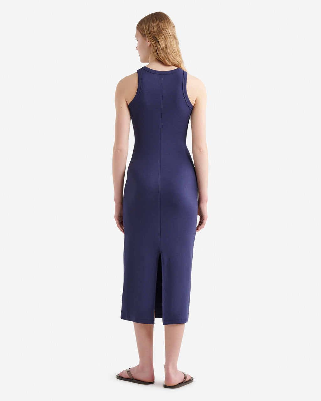 Rib Dress / INDIGO INK