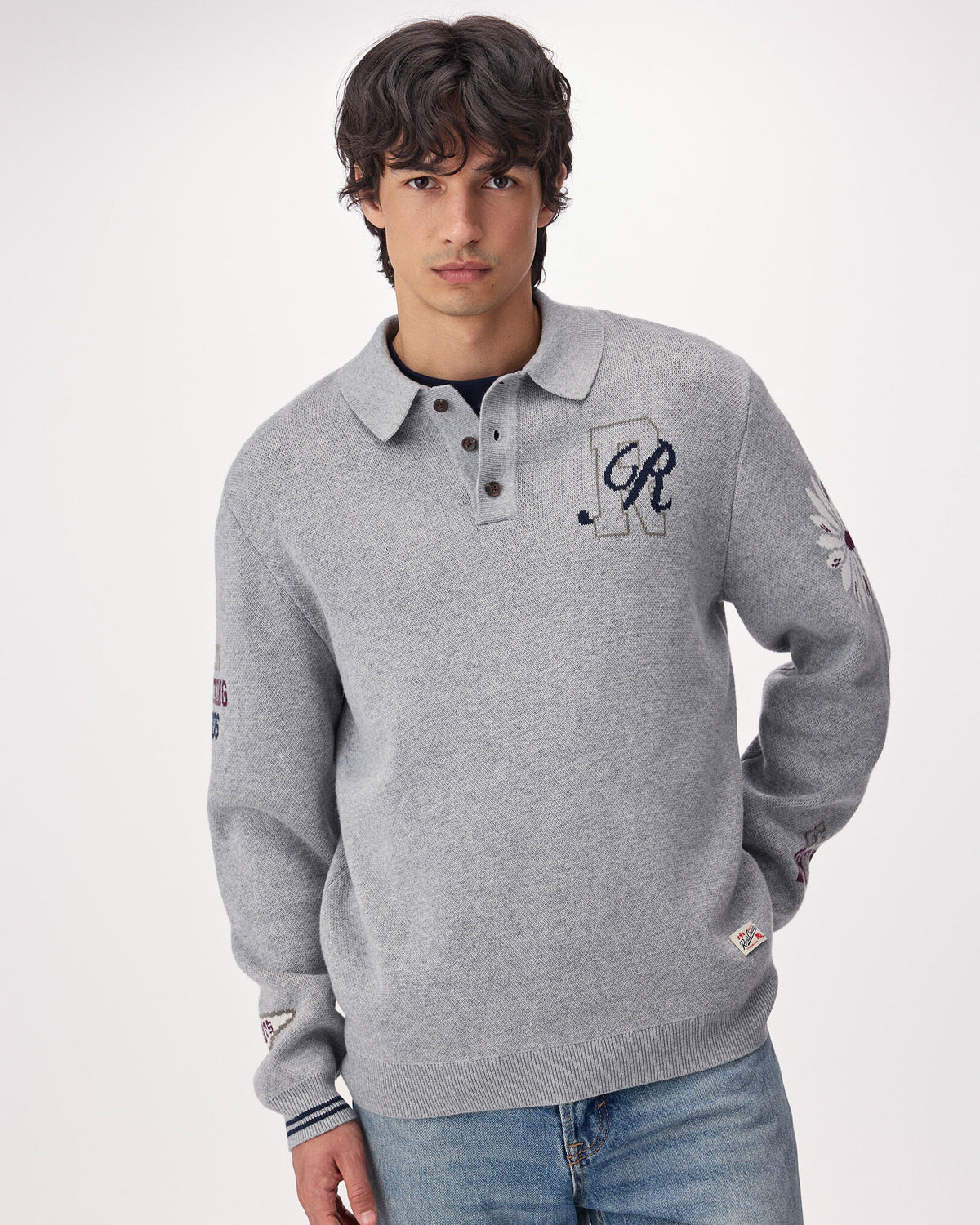 Emblem Polo / SALT & PEPPER MIX