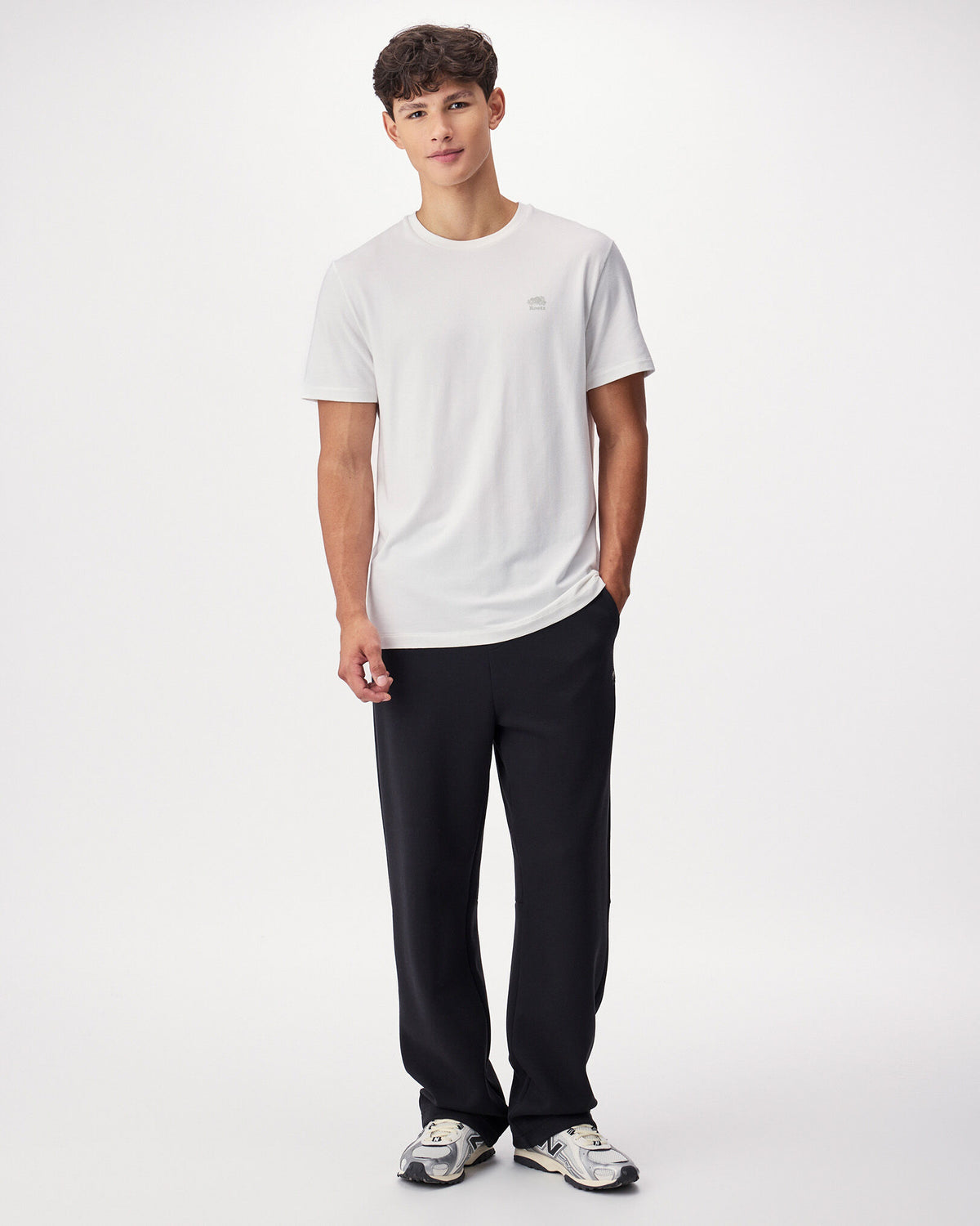 Roam Short Sleeve Top / WHITE