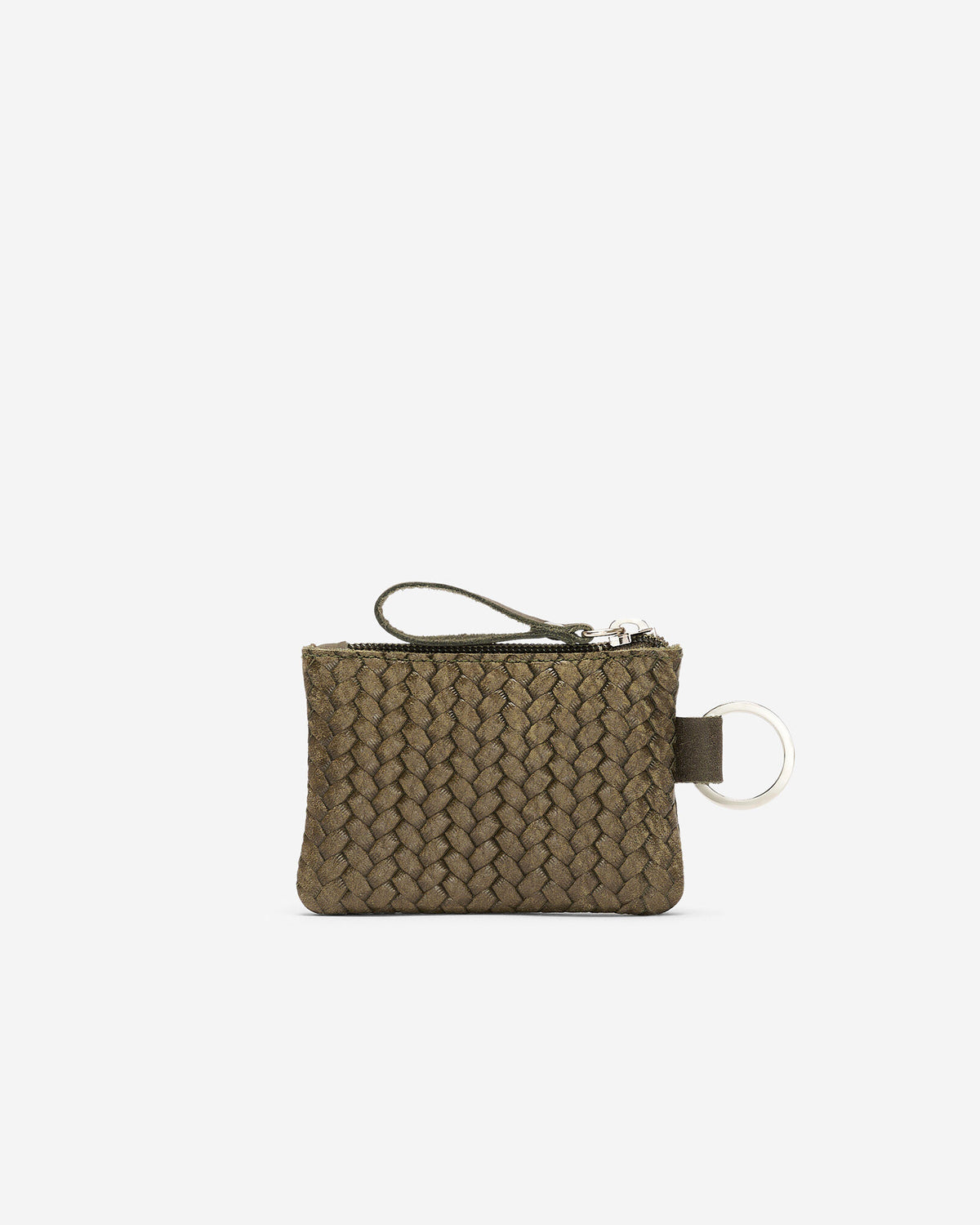 Top Zip Pouch Woven / OLIVE