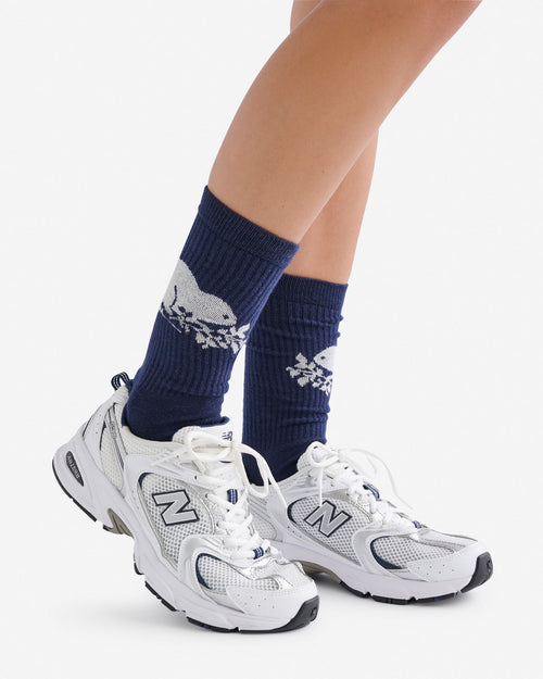 Adult Cooper Beaver Sock / NAVY BLAZER