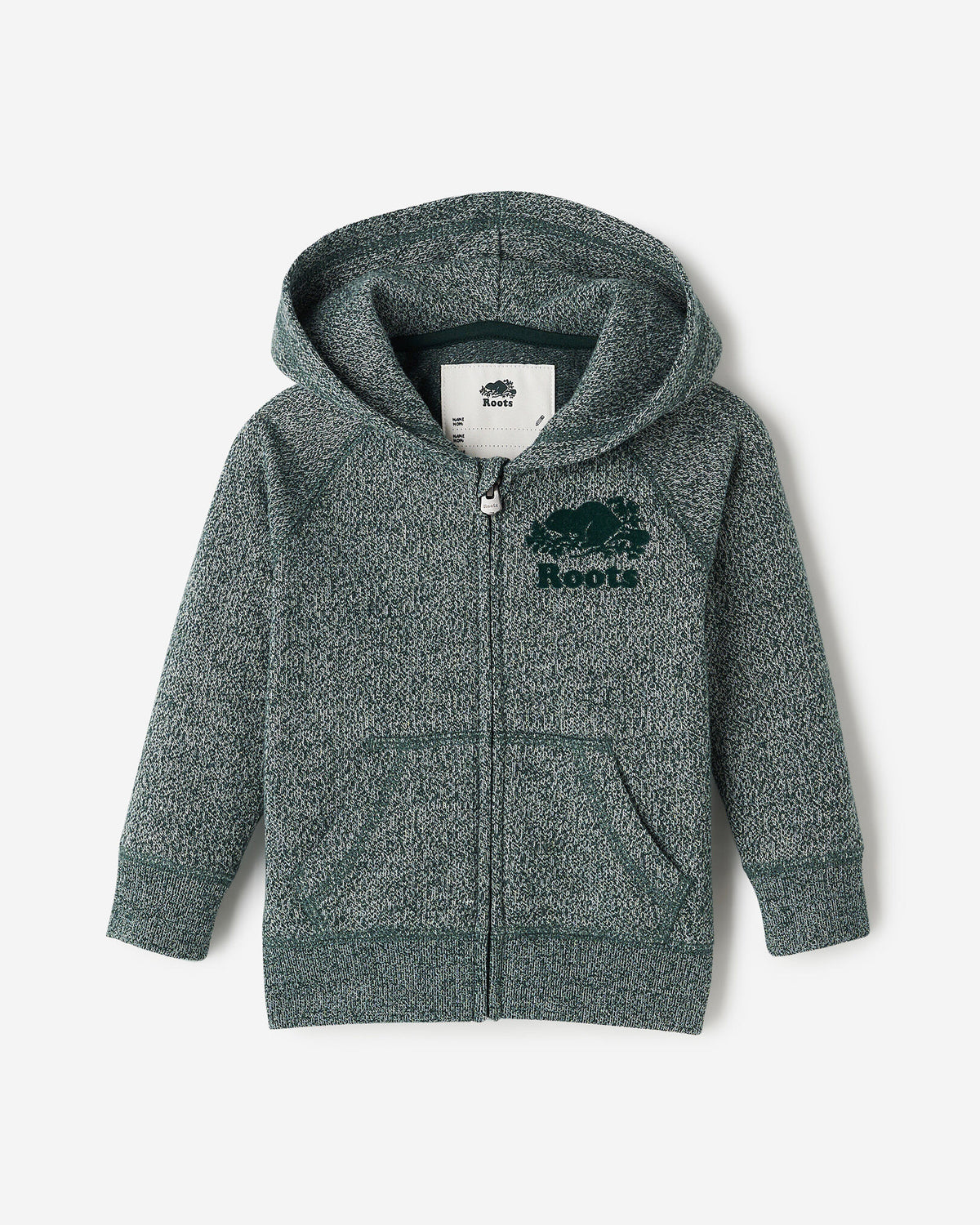Baby Organic Original Terry Full Zip Hoodie / VARSITY GREEN PEPPER