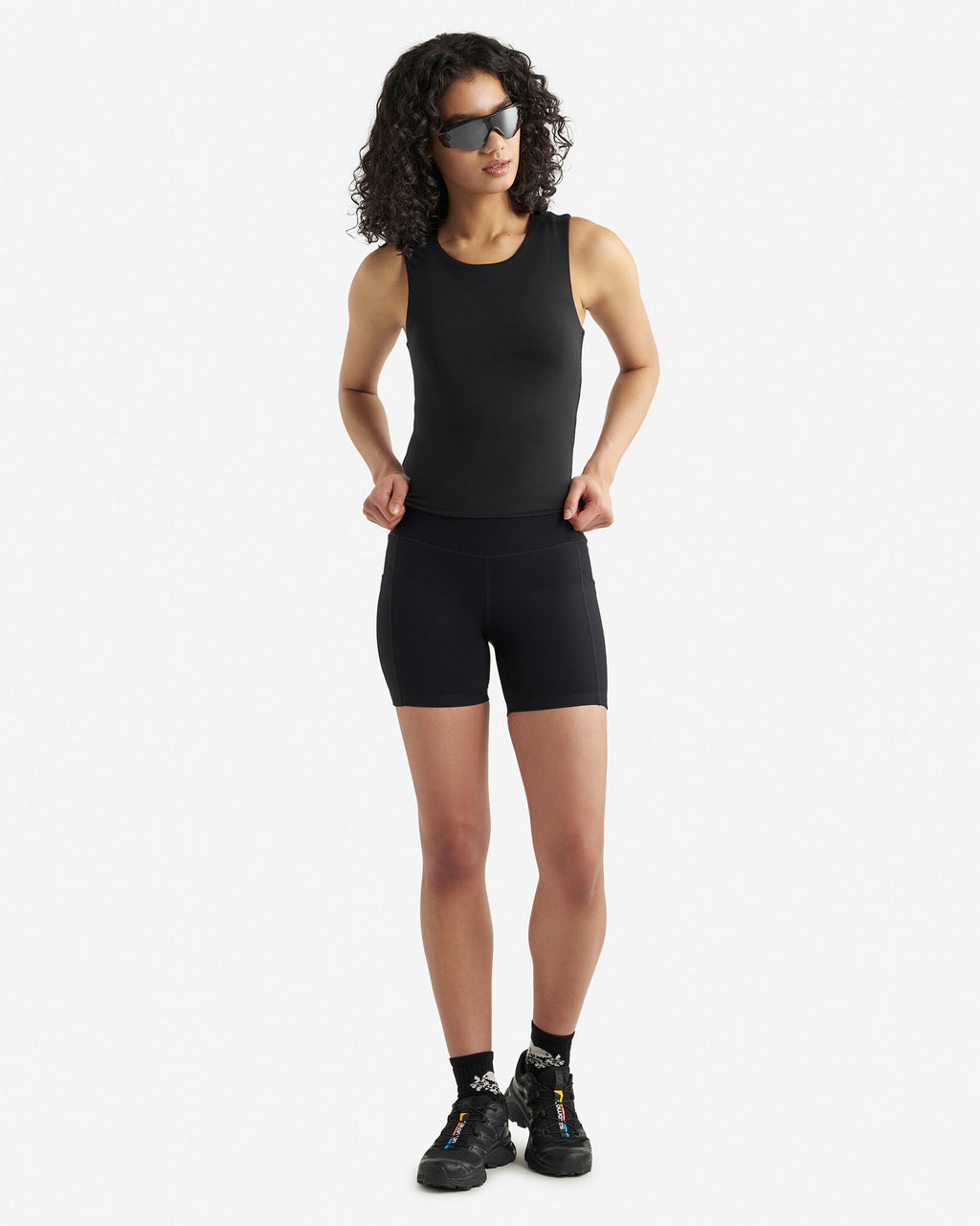 Renew Knit Muscle Tank / BLACK