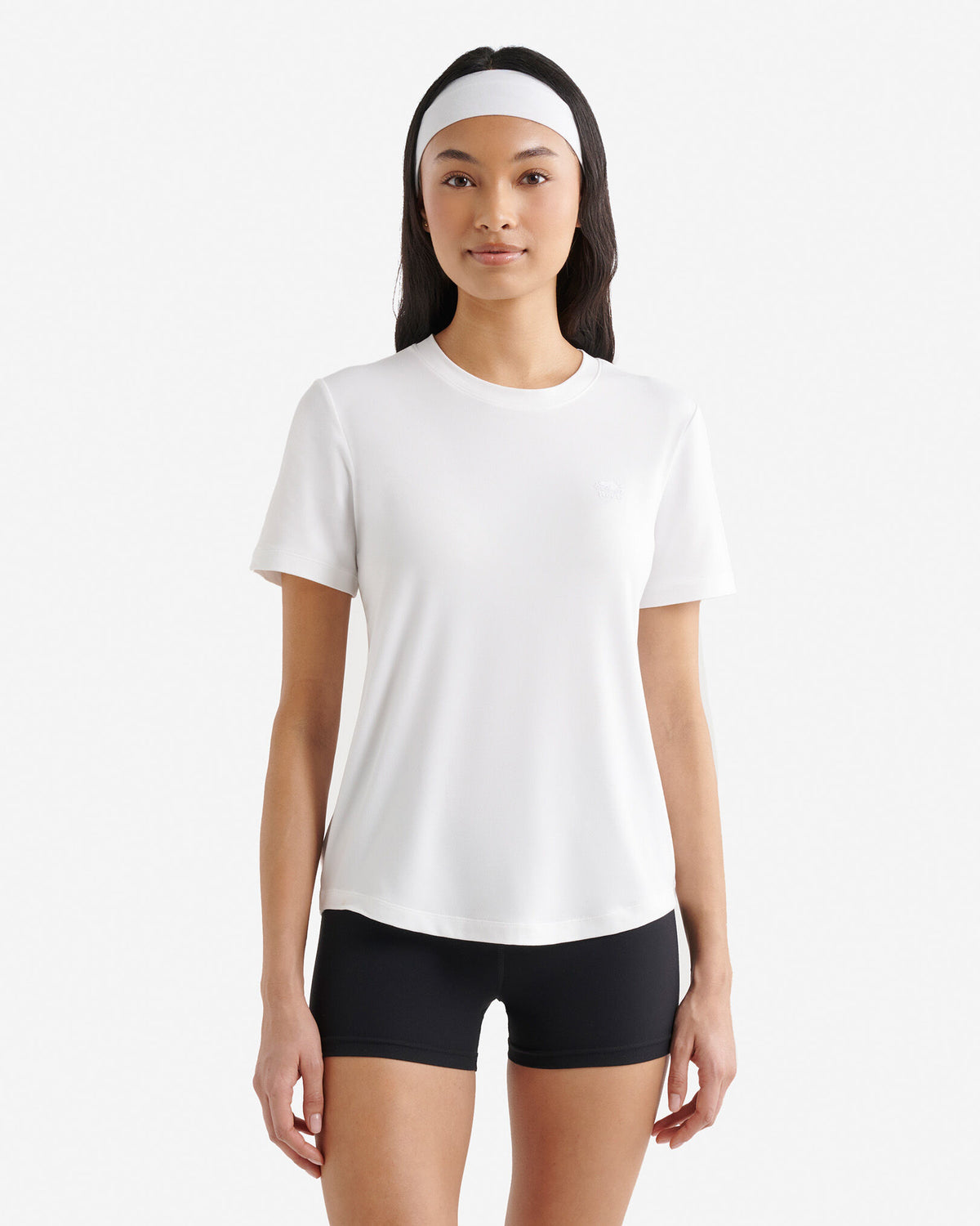 Renew Knit Classic Short Sleeve Top / WHITE