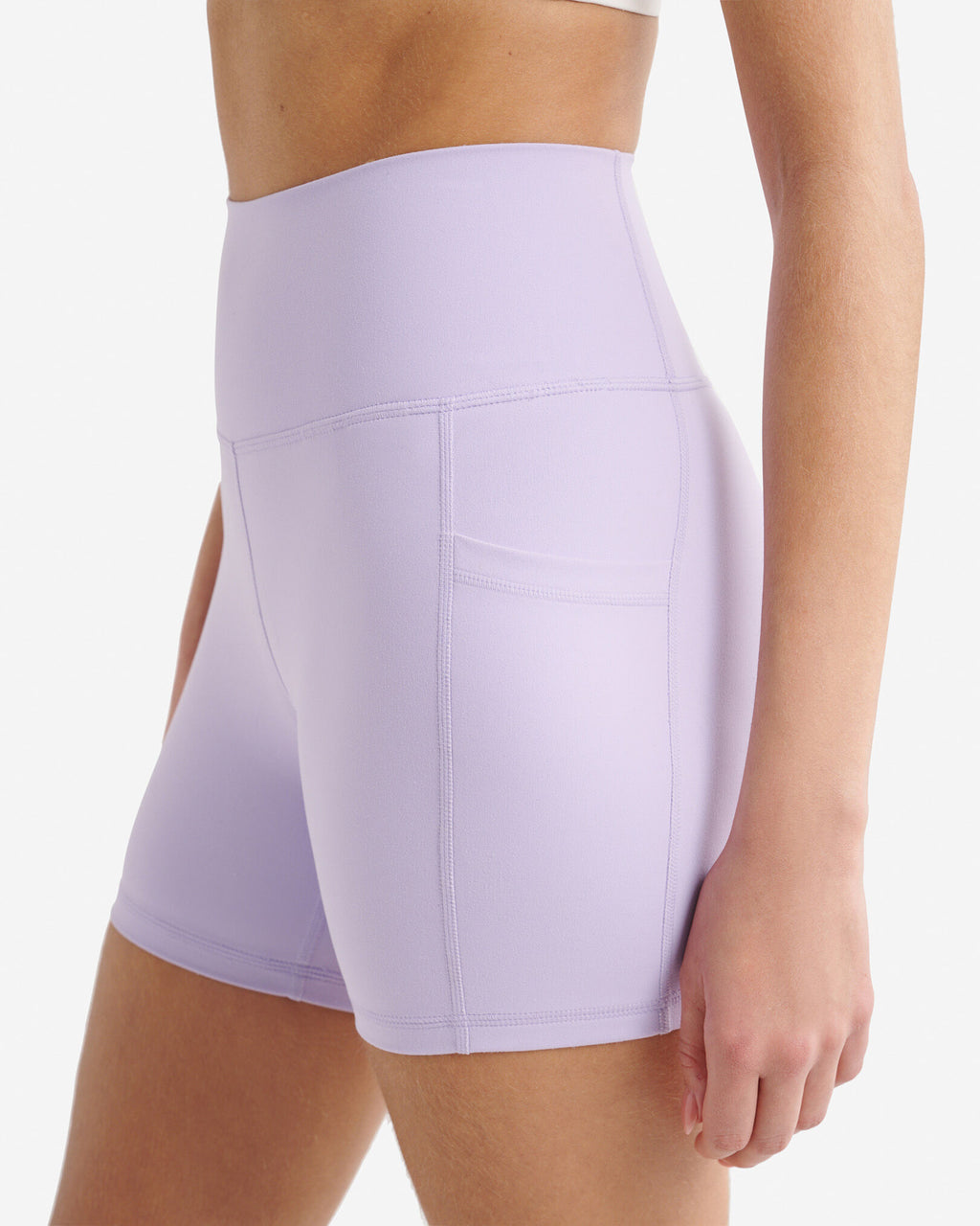 Restore Stretch Bike Short 5 Inch / LAVENDER