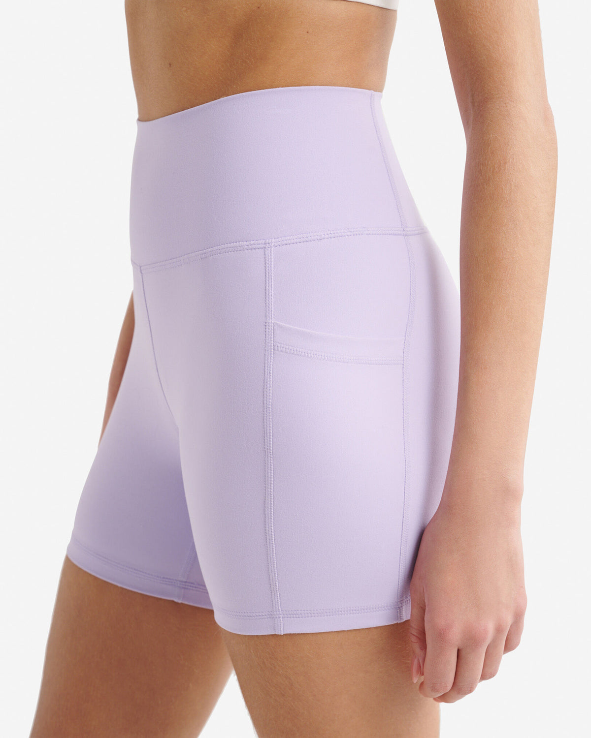 Restore Stretch Bike Short 5 Inch / LAVENDER