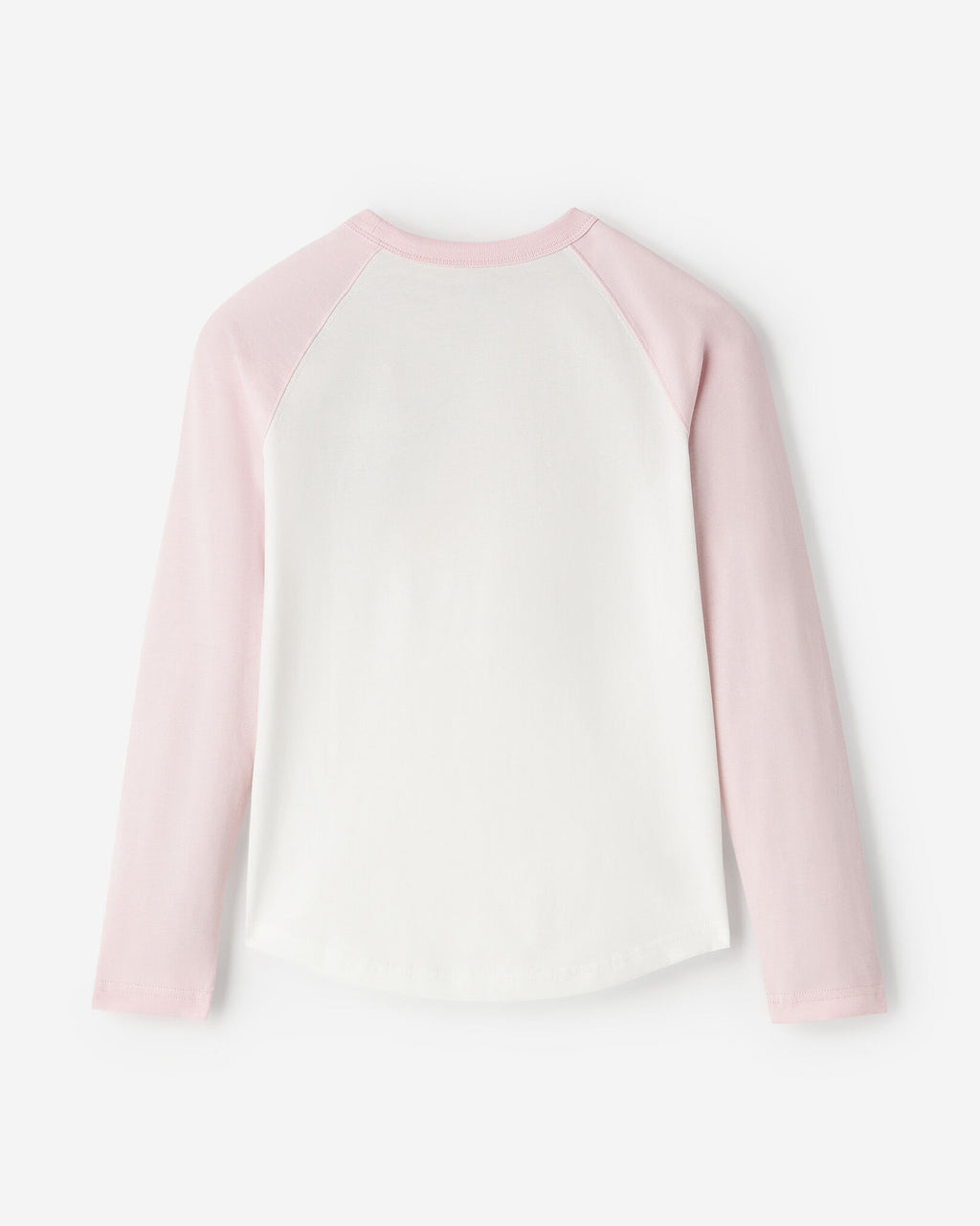 Kids Cooper Baseball Long Sleeve T-Shirt / BABY PINK