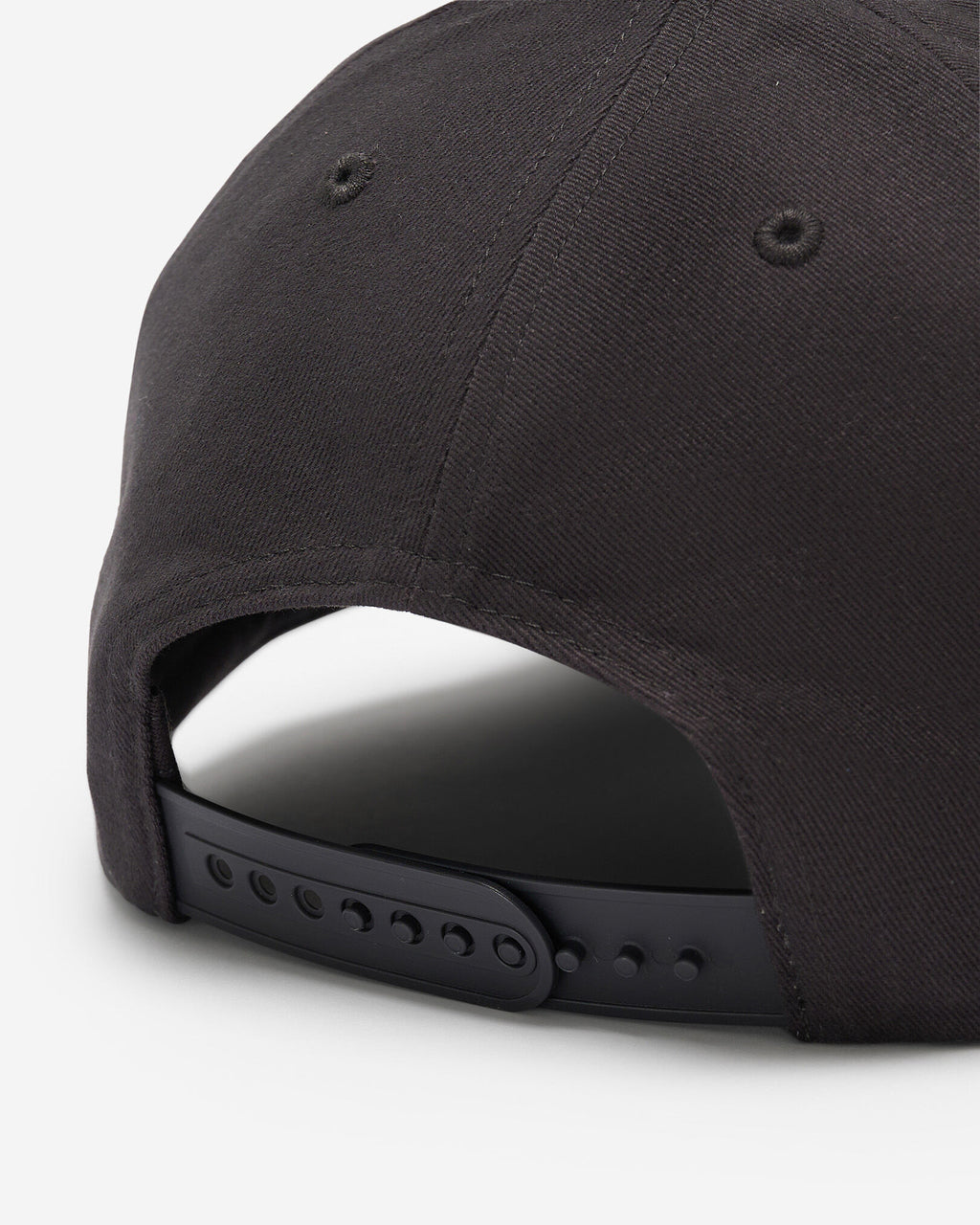 Plaid Baseball Cap / CHARCOAL BLACK