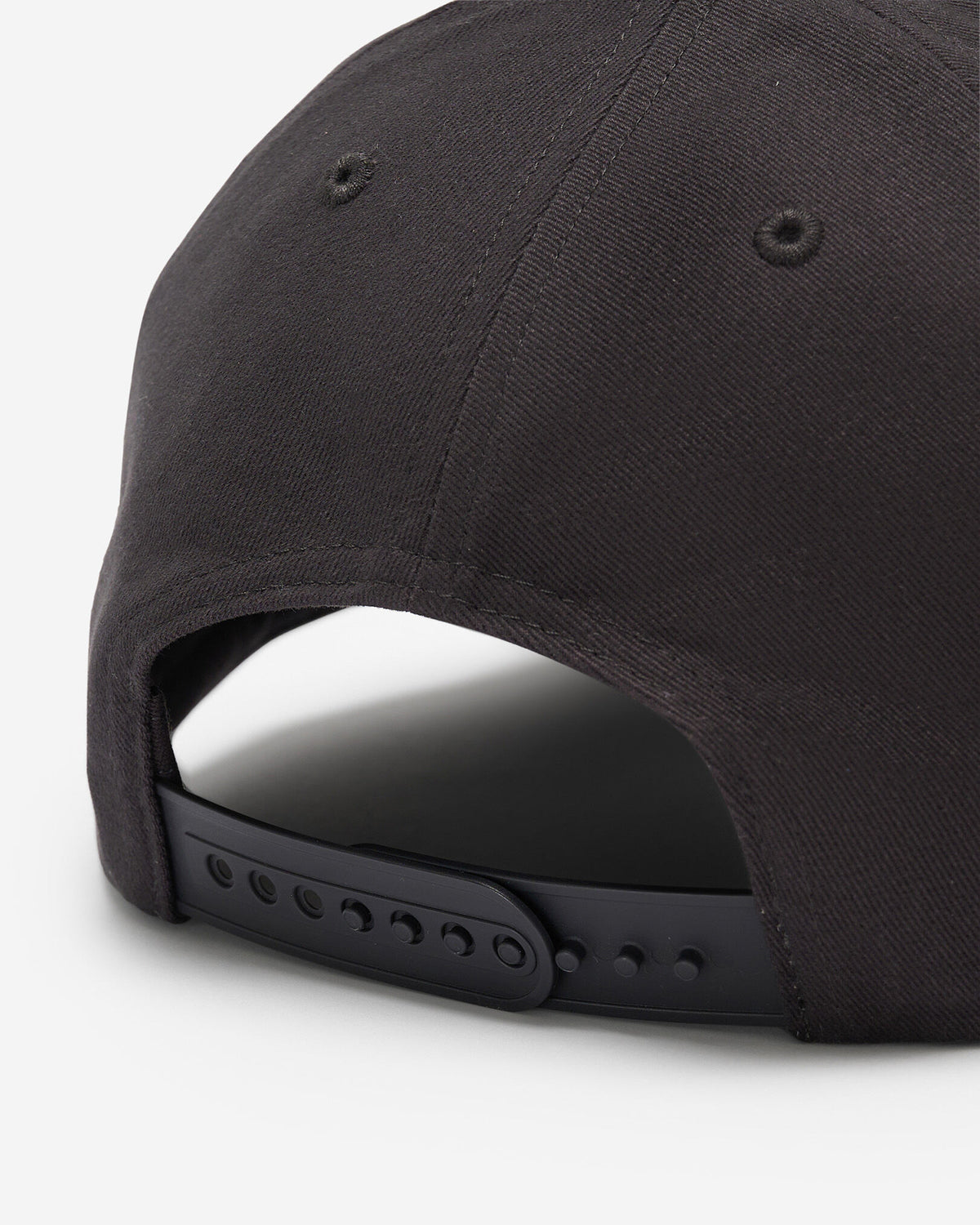 Plaid Baseball Cap / CHARCOAL BLACK