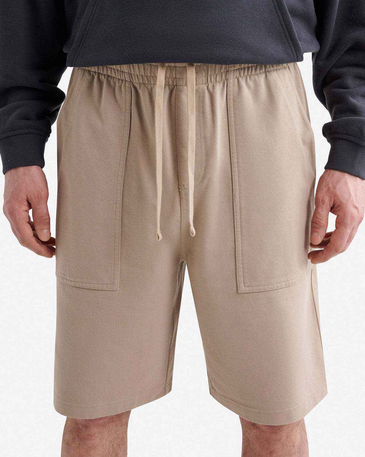 Welland Knit Twill Short 9 Inch / WARM KHAKI