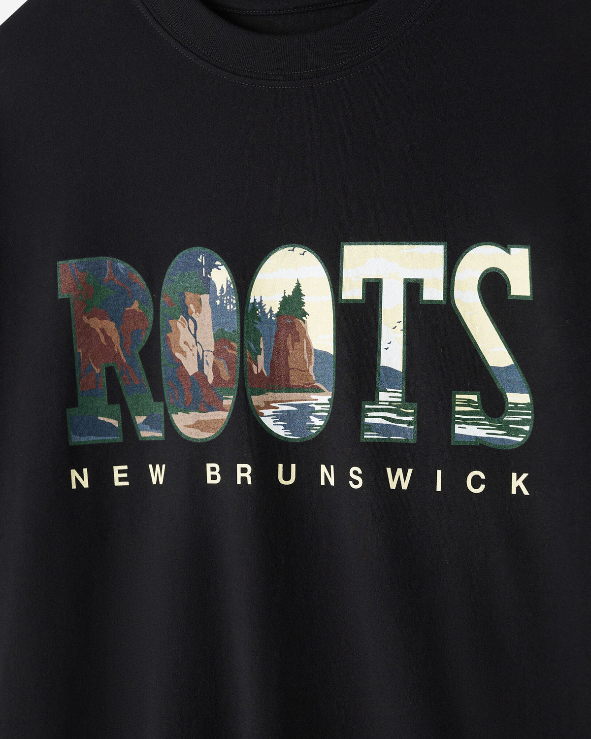 Greetings From The East T-Shirt / BLACK