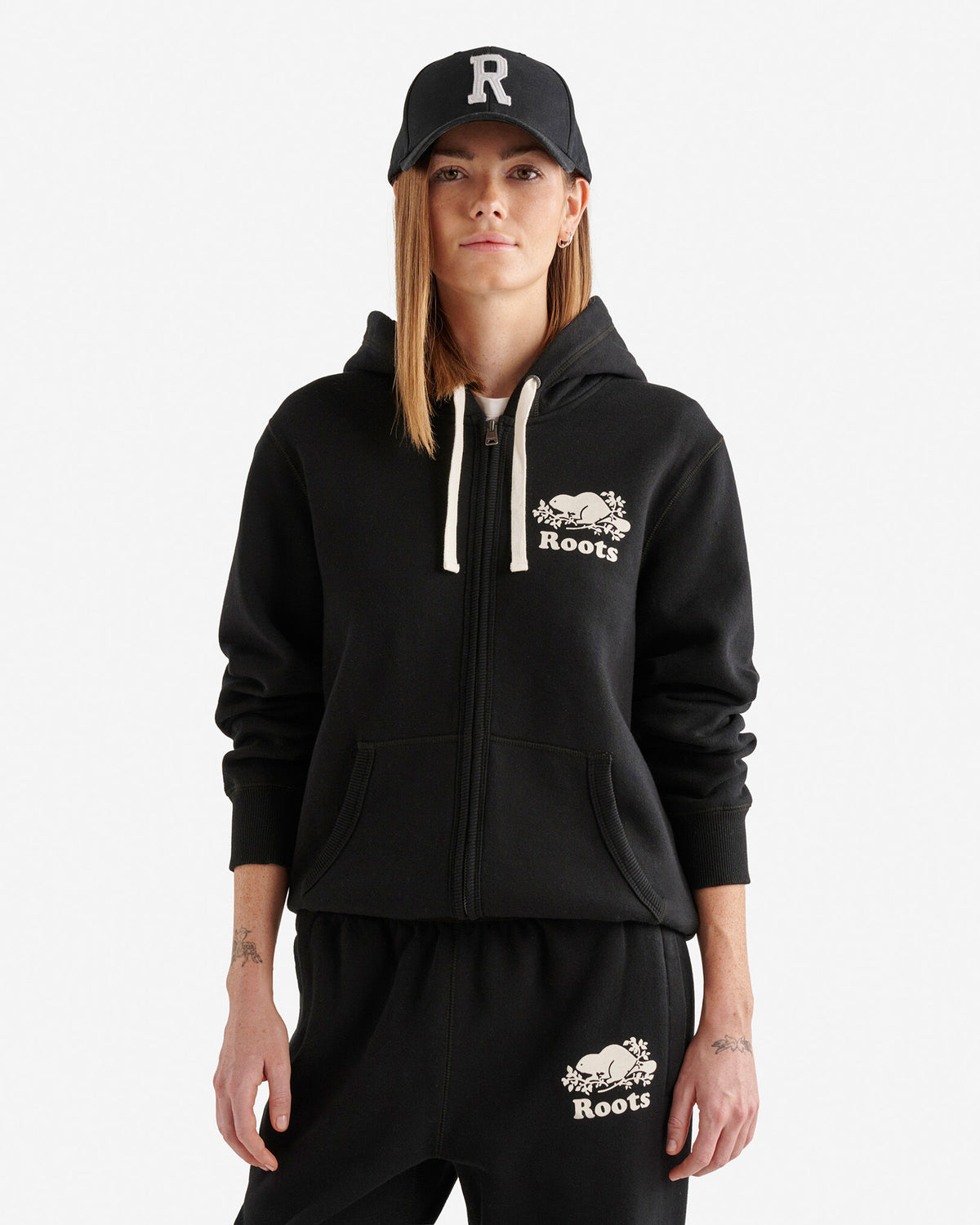 Organic Original Full Zip Hoodie / BLACK