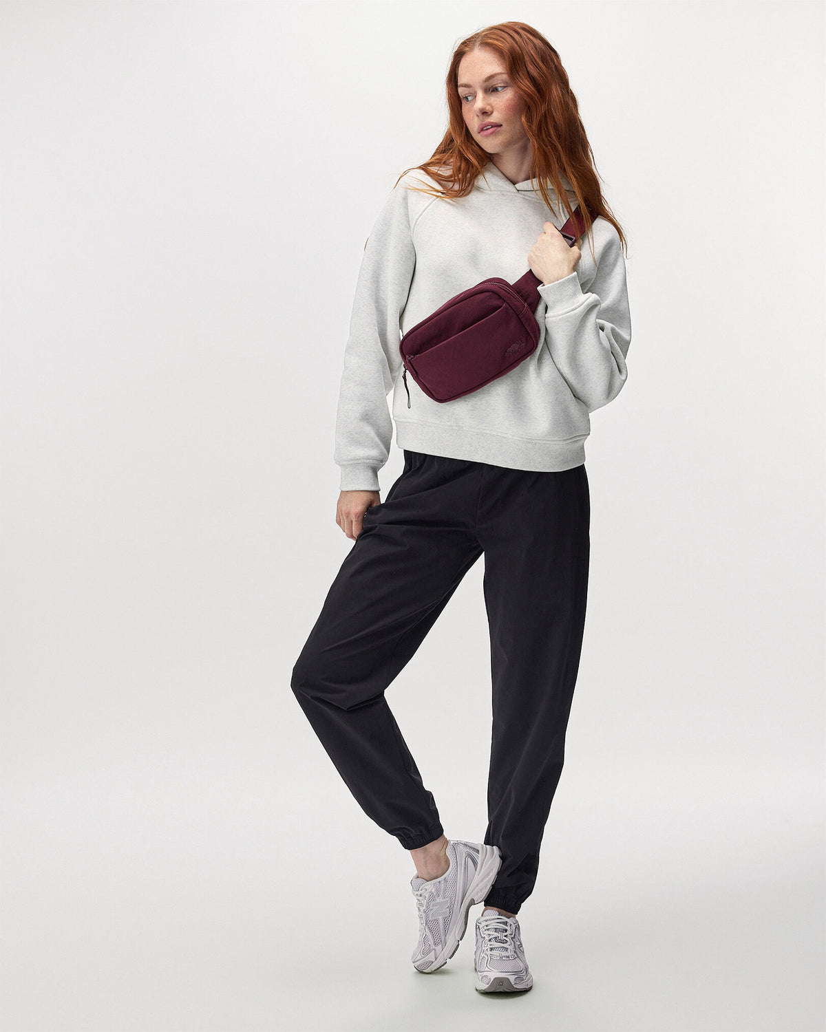 Cloud Raglan Hoodie / WHITE MIX