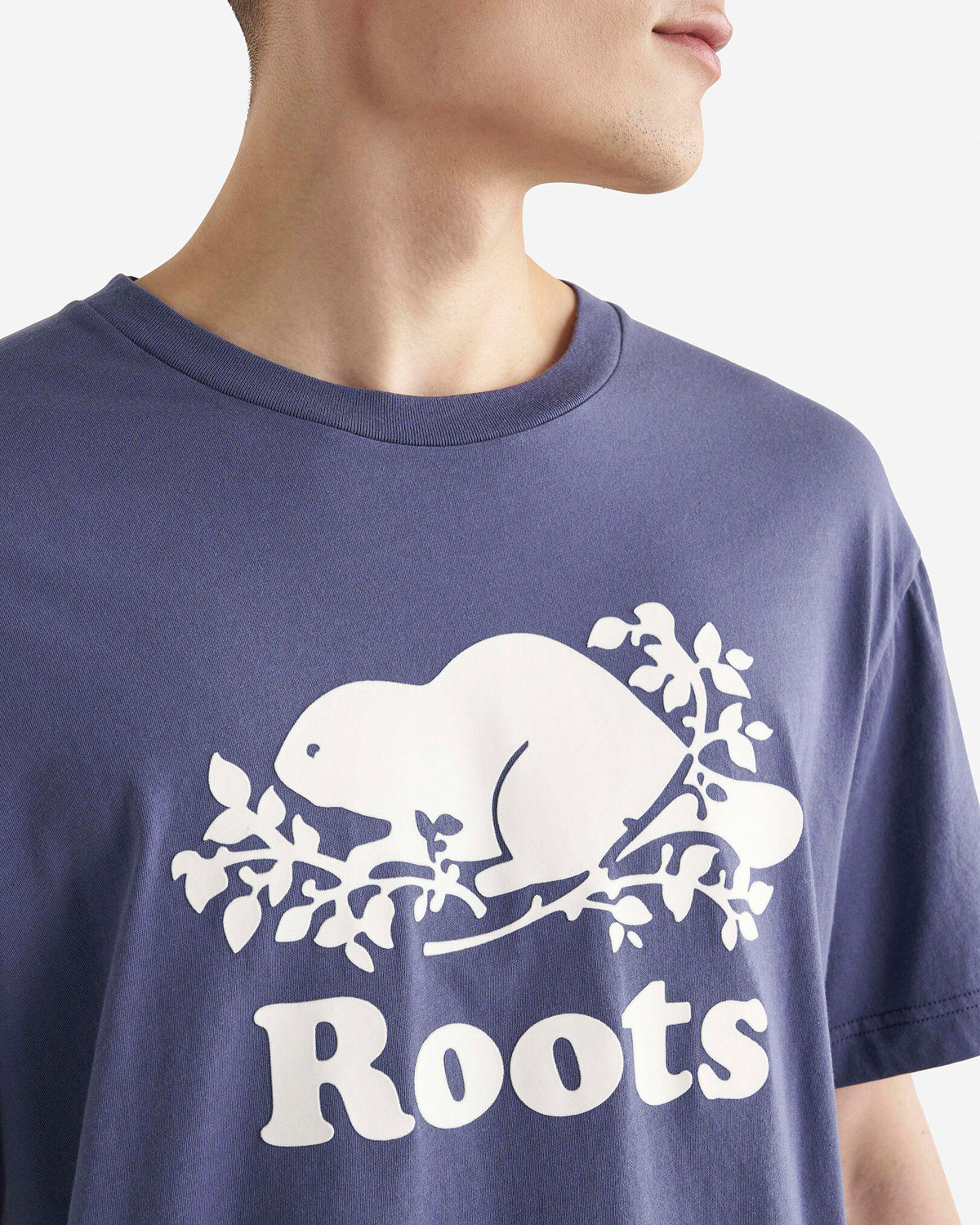 Mens Organic Cooper Beaver T-Shirt / NIGHTSHADOW BLUE