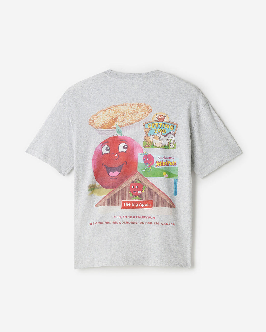 X Big Apple T-Shirt / ATHLETIC GREY MIX