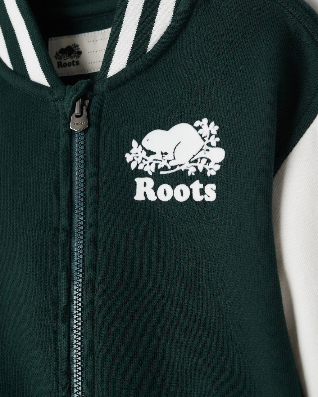 Baby Varsity Jacket / VARSITY GREEN