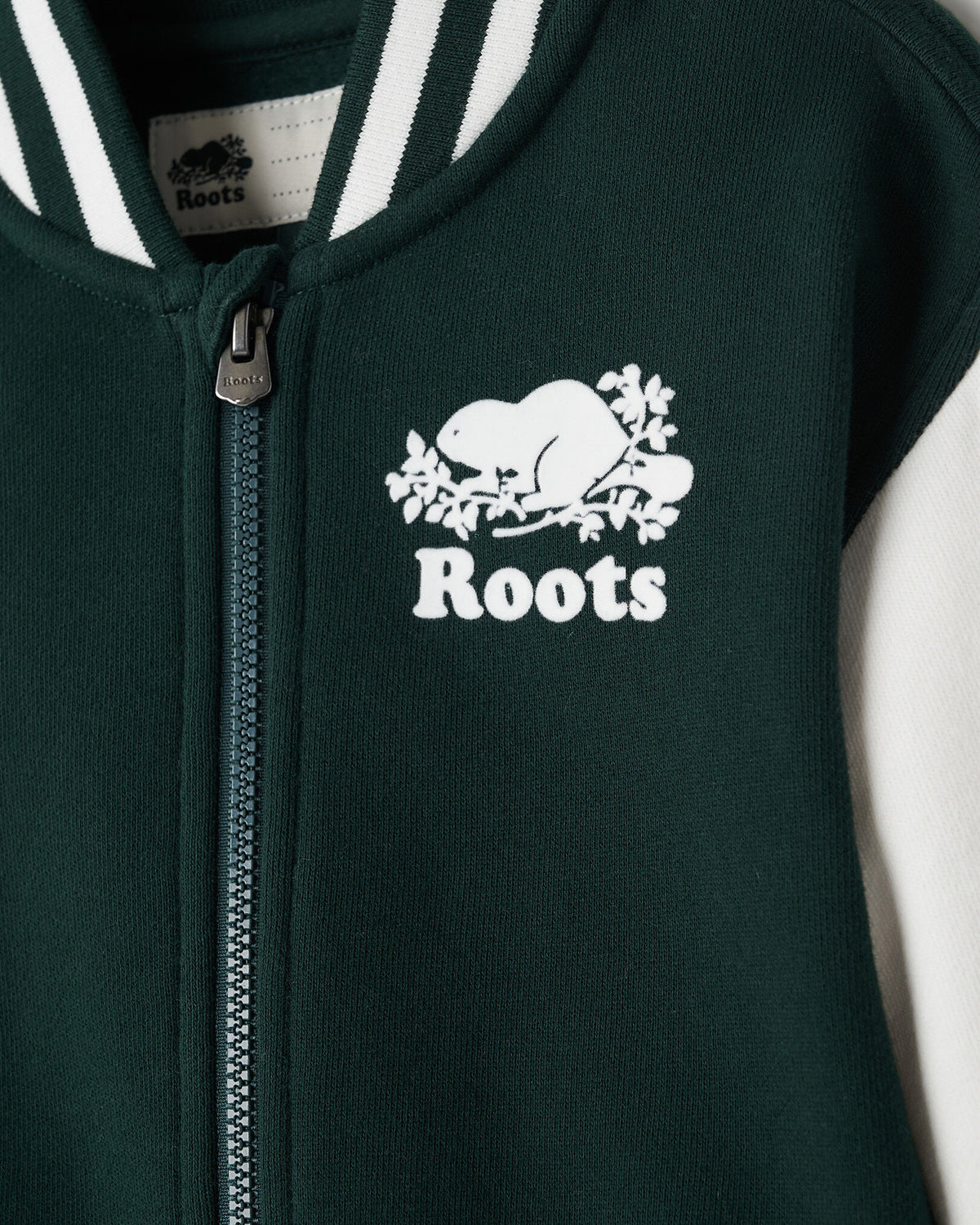 Baby Varsity Jacket / VARSITY GREEN