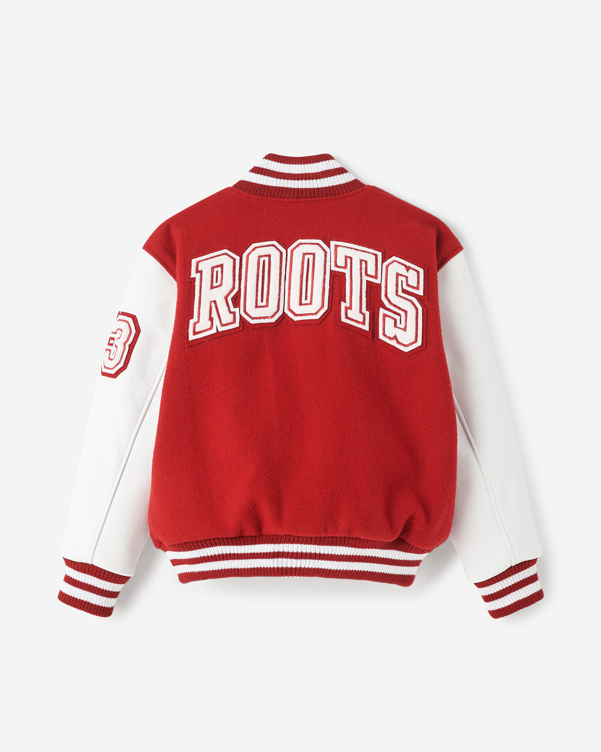 Kids Vintage Varsity Jacket 2.0 / RED
