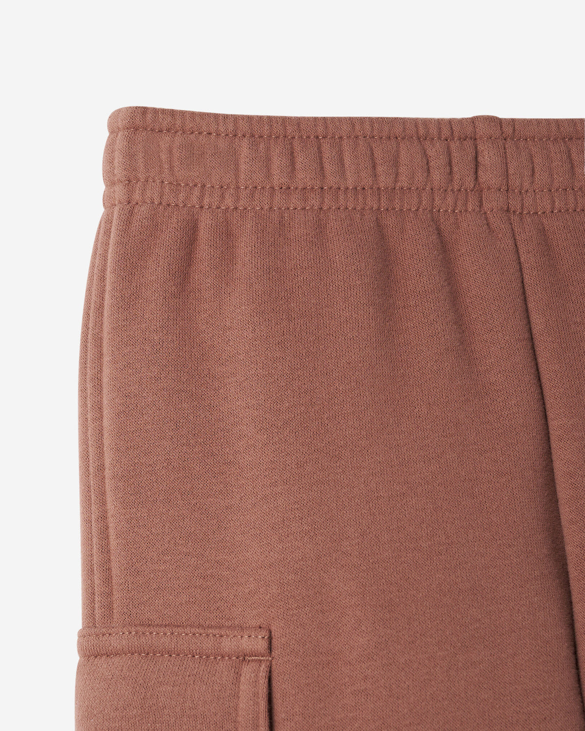 Baby Cloud Relaxed Cargo Sweatpant / BRICK BROWN