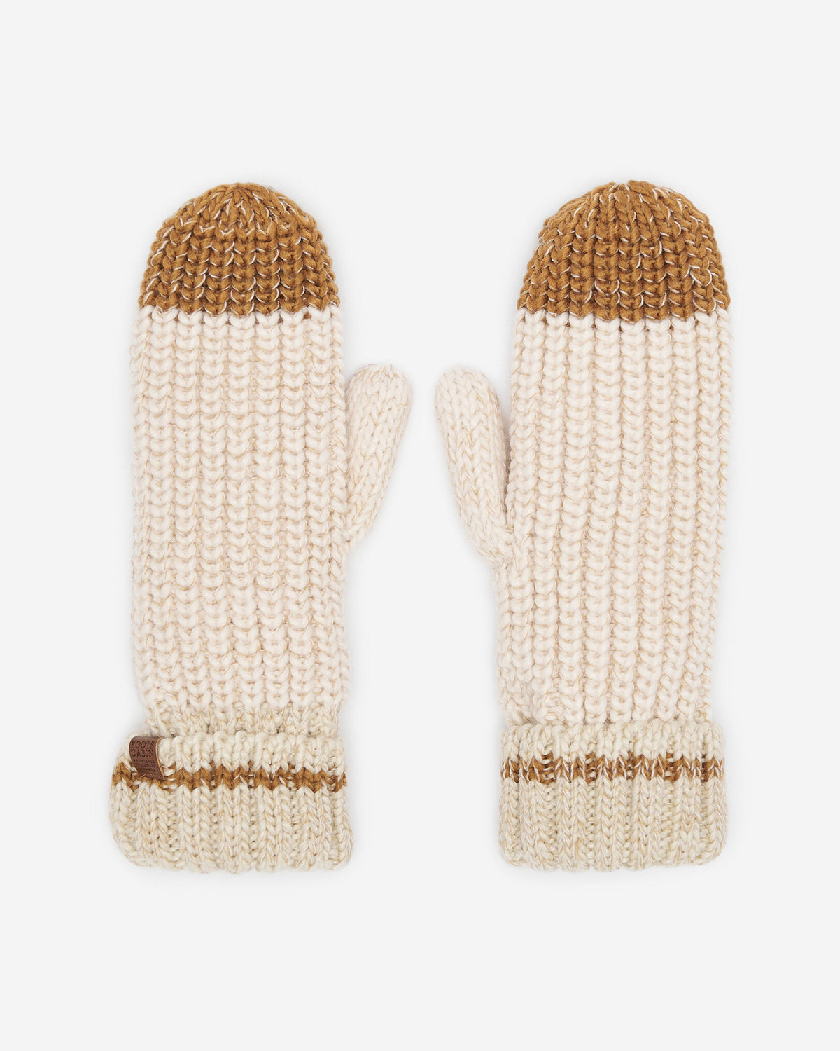 Adult Chunky Cabin Mitten / OATMEAL MIX
