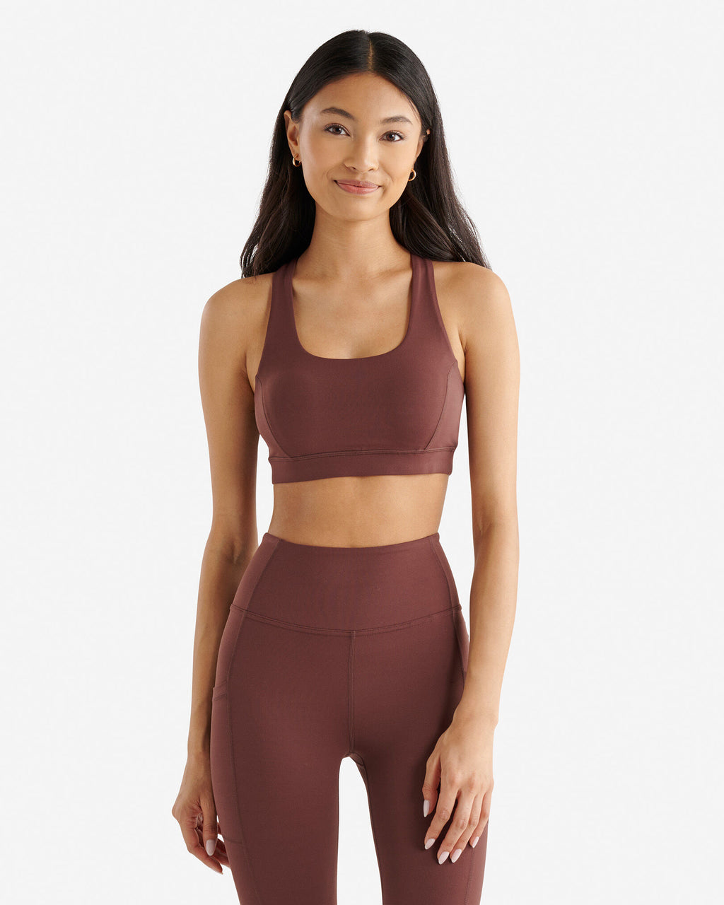 Restore Stretch Sports Bra / HAZELNUT BROWN