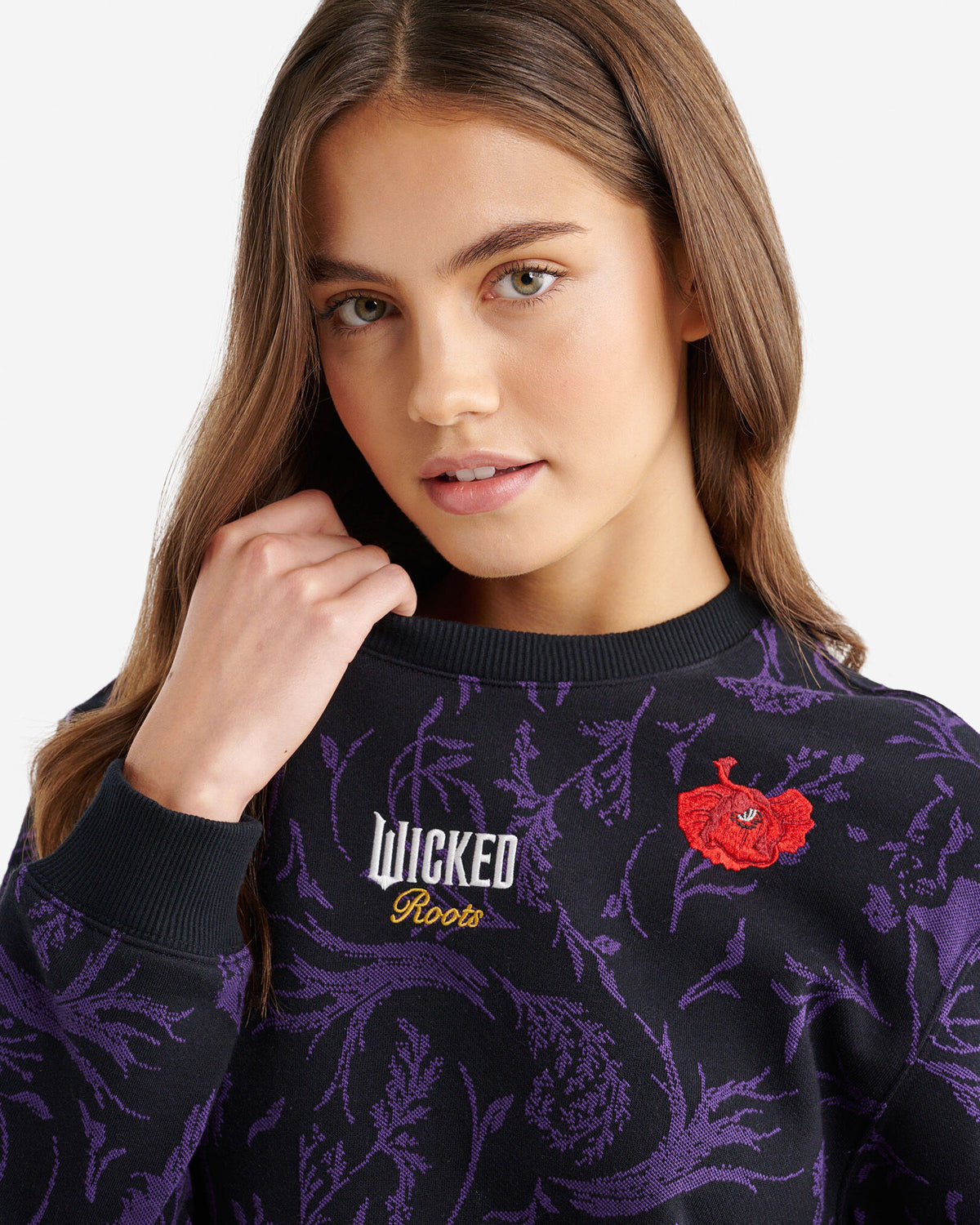 X Wicked Floral Print Crew / MULTI