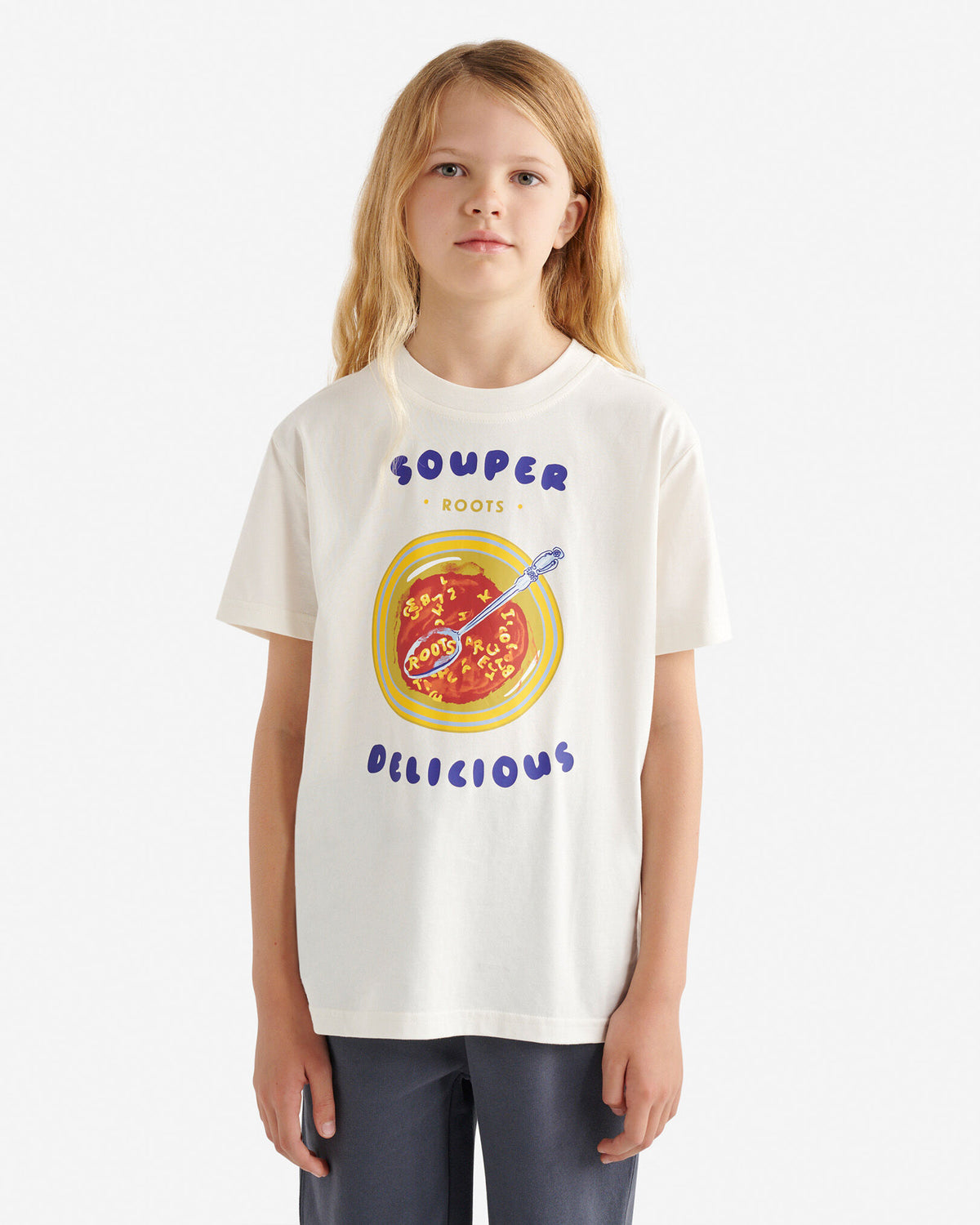 Kids Food Series T-Shirt / EGRET