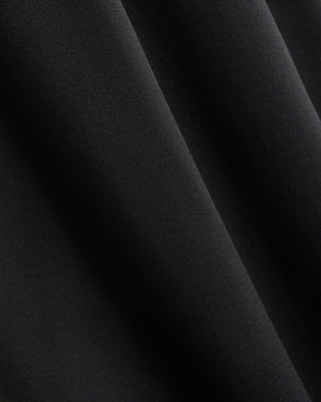 Renew Knit Square Neck Dress / BLACK