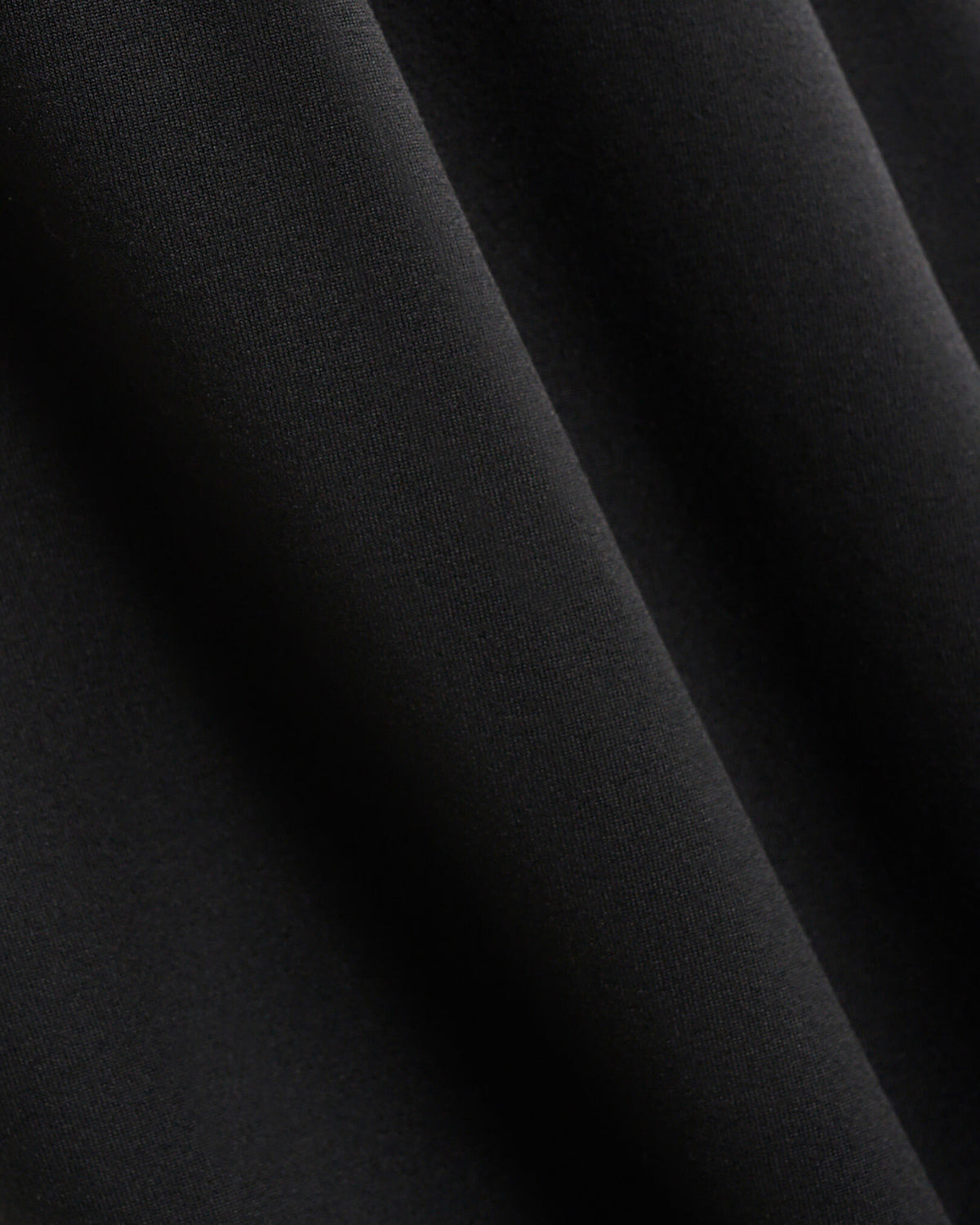 Renew Knit Square Neck Dress / BLACK