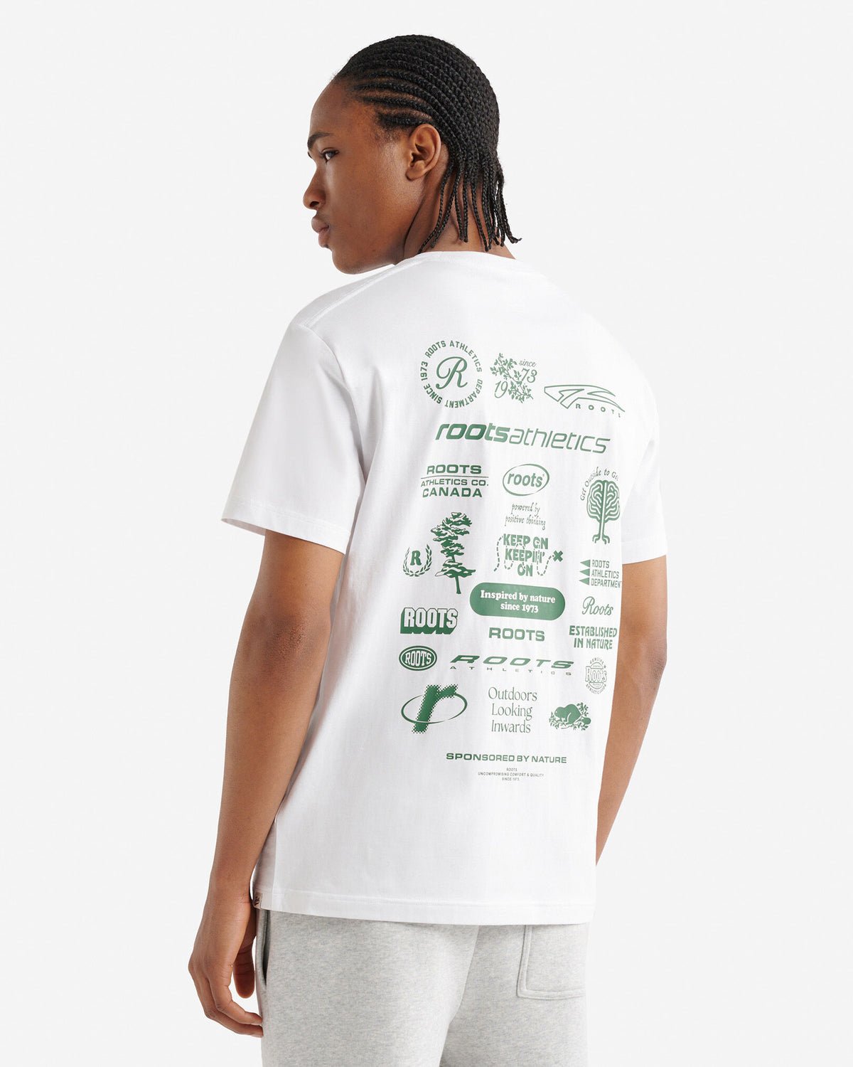 Mens Sponsored By Nature T-Shirt / WHITE